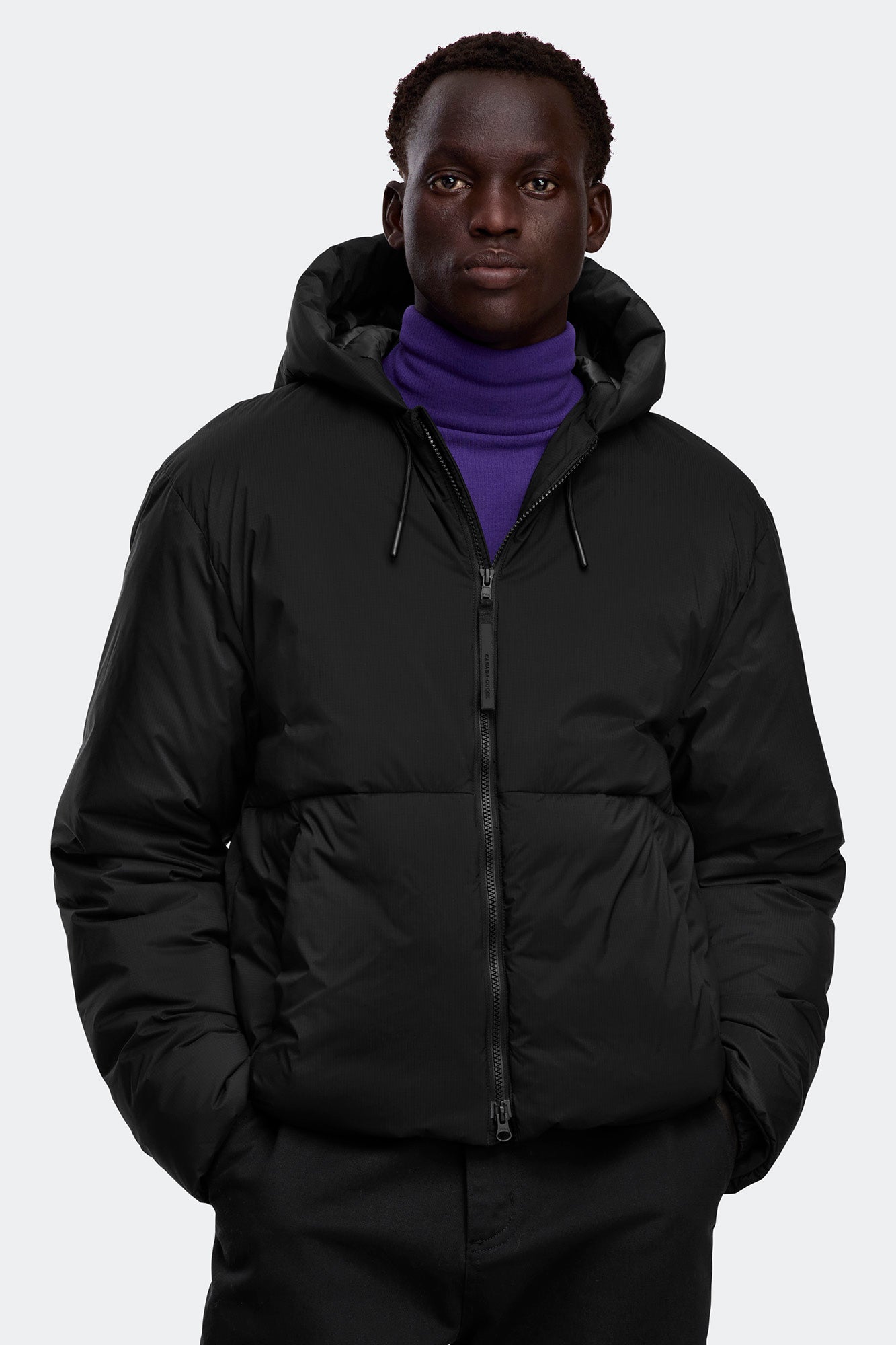 Lodge Hooded Jacket Black Label - Black