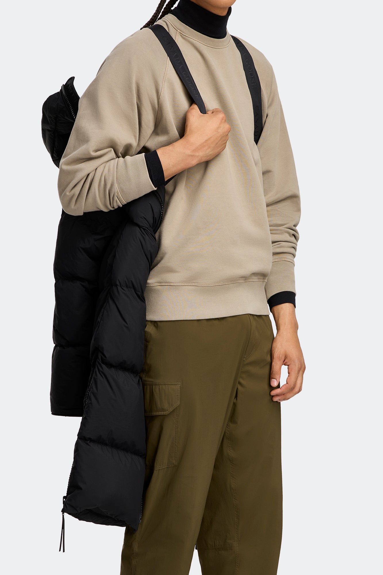 Lawrence Long Puffer (Men) - Black - Image 7