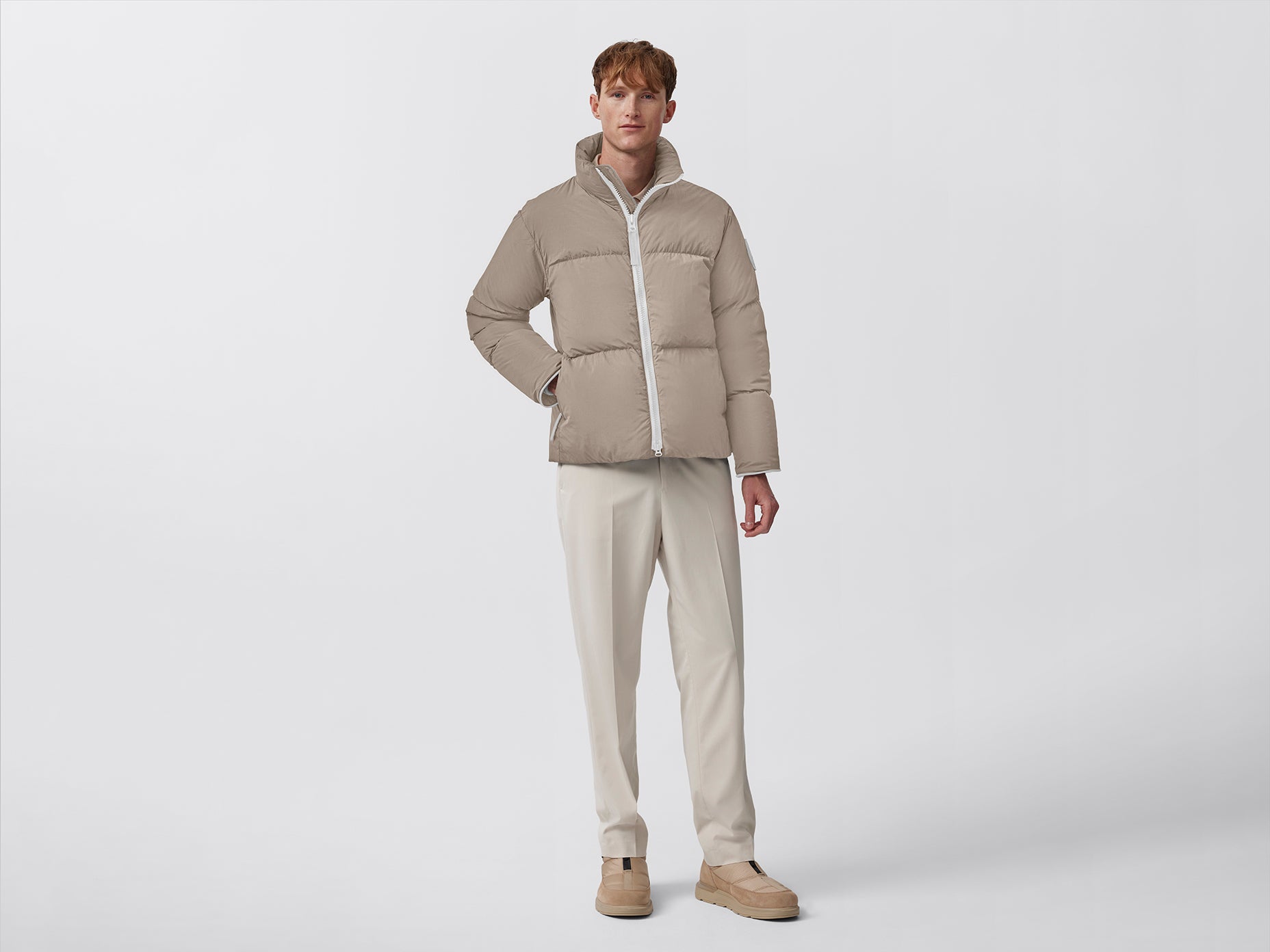 Lawrence Puffer Jacket (Men) - Limestone