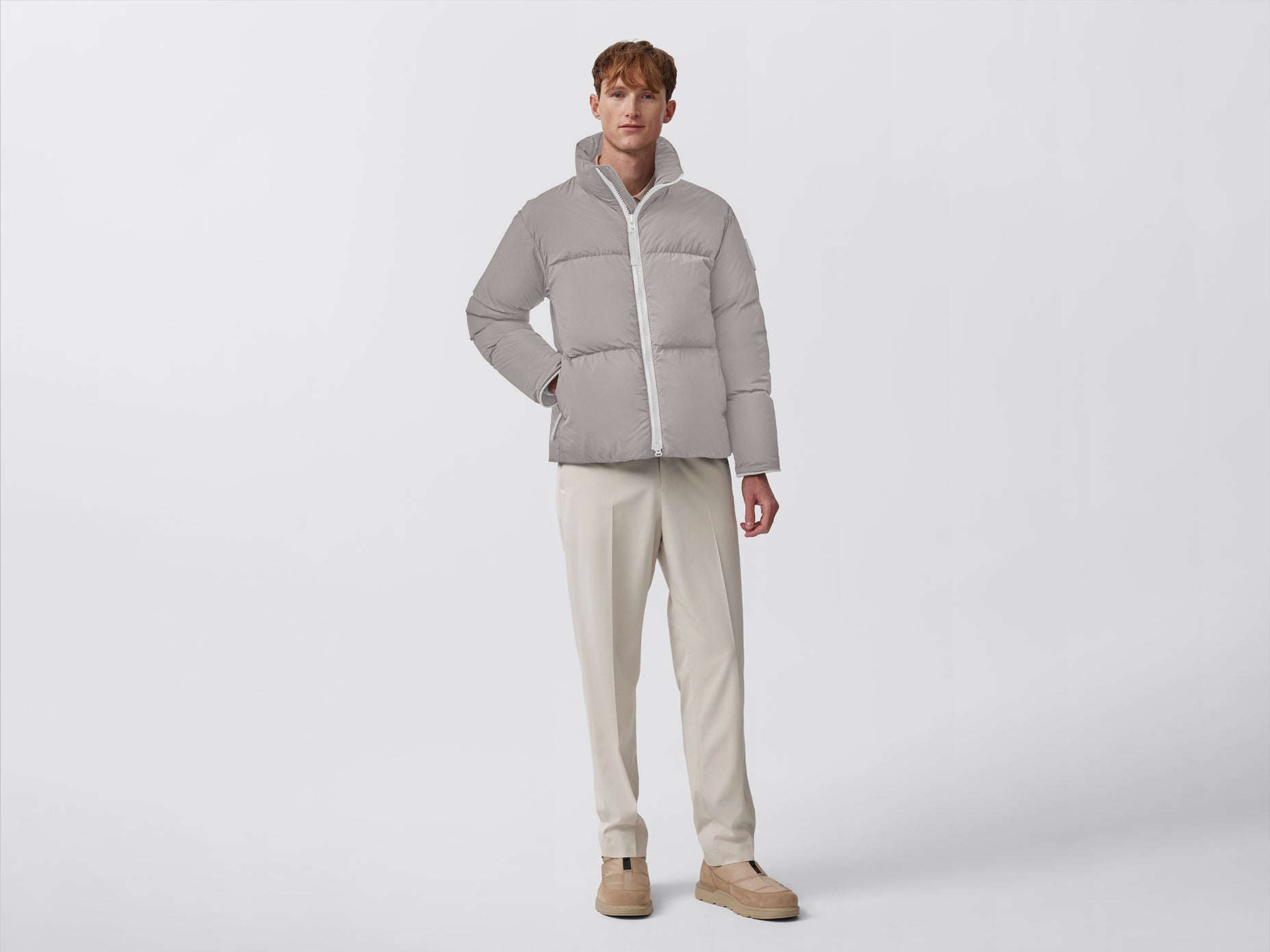 Lawrence Puffer Jacket (Men) - Moonstone Grey