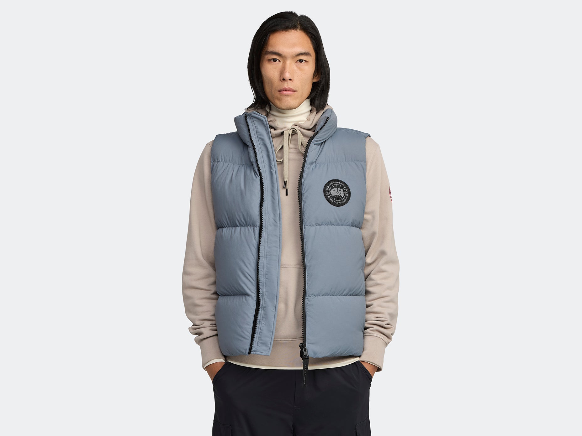 Lawrence Puffer Vest Black Label (Men) - Light Ozone Blue