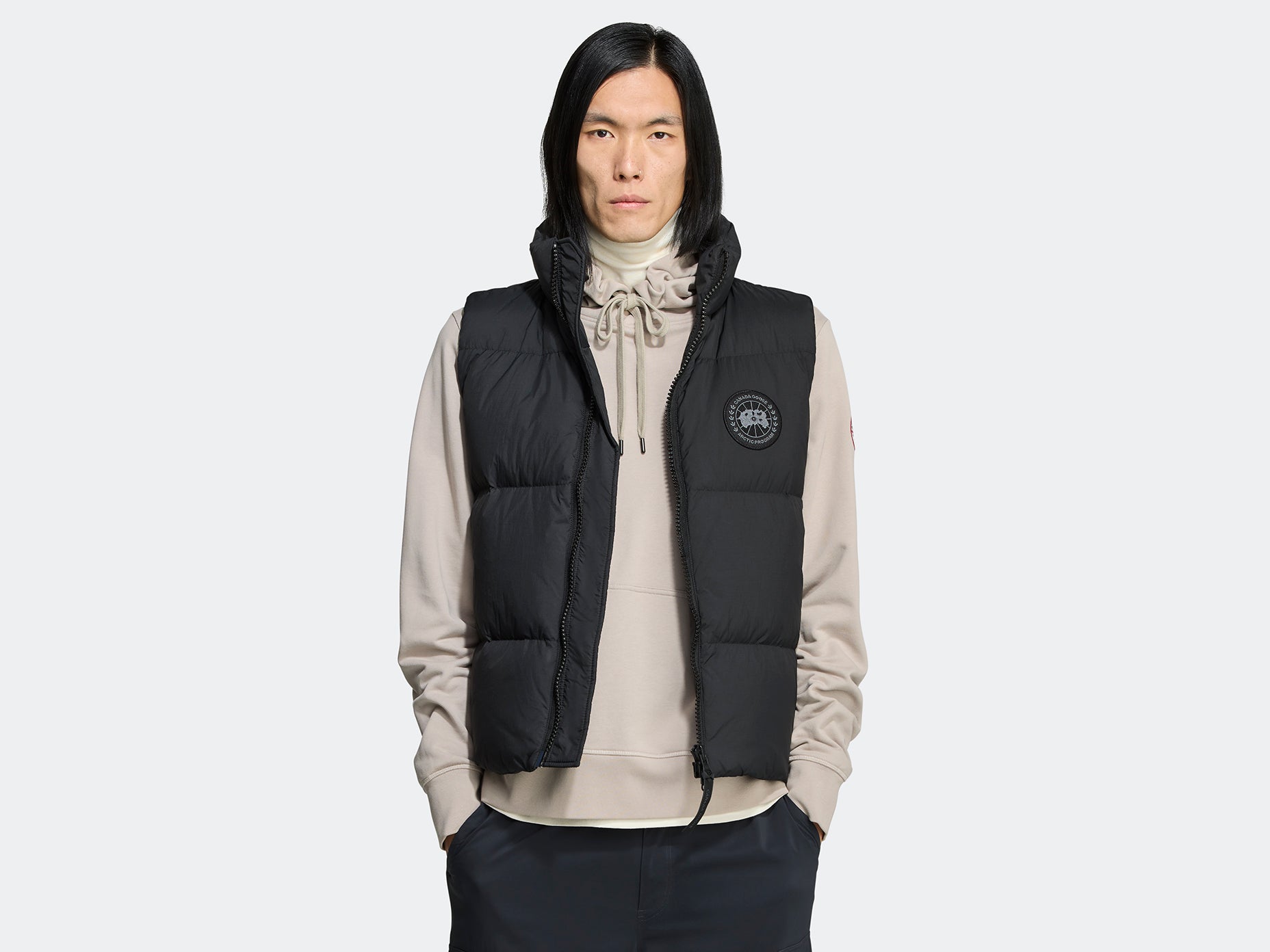 Lawrence Puffer Vest Black Label (Men) - Black