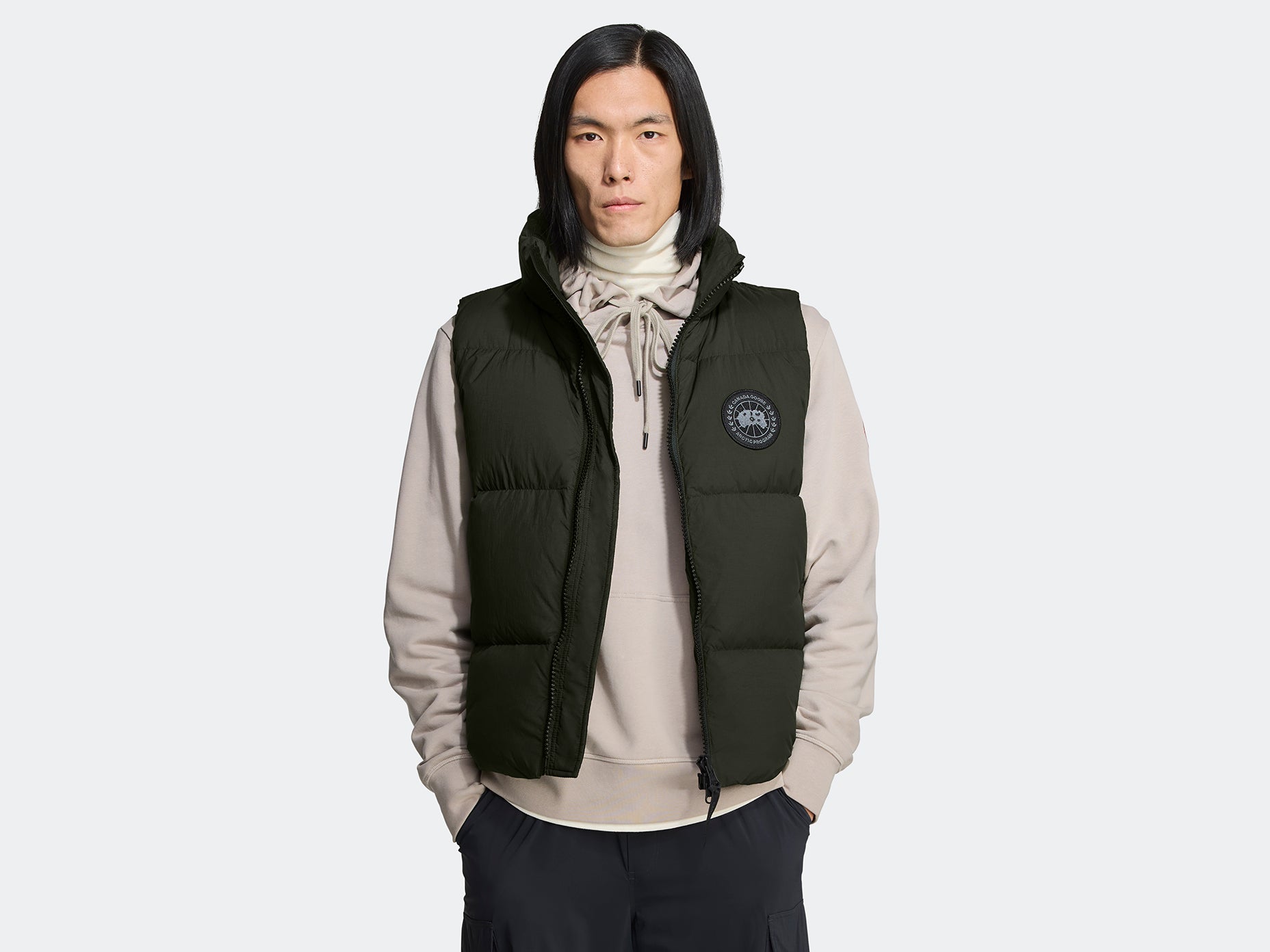 Lawrence Puffer Vest Black Label (Men) - Volcano