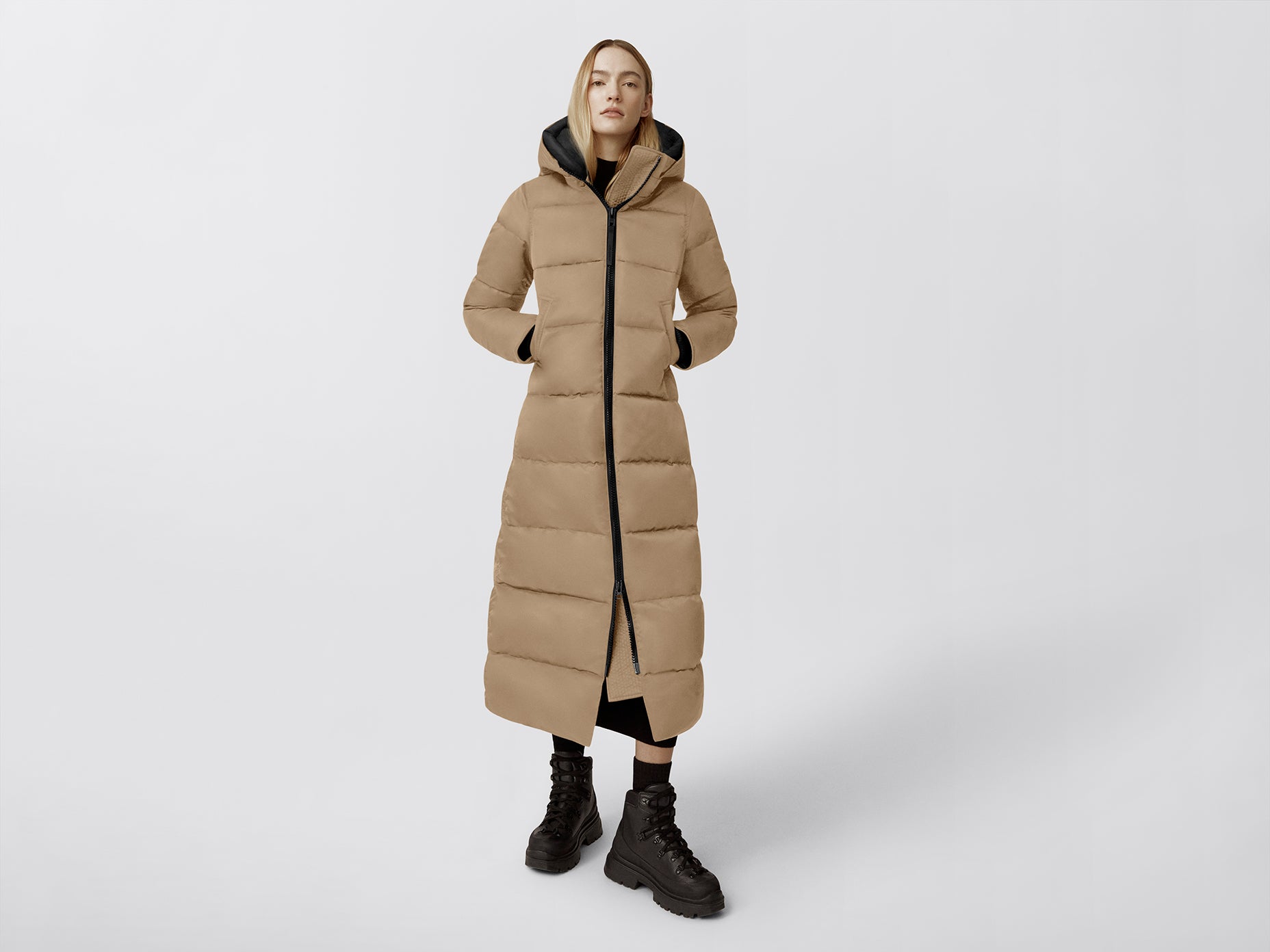 Mystique Parka Performance Satin (Women) - Desert Sand