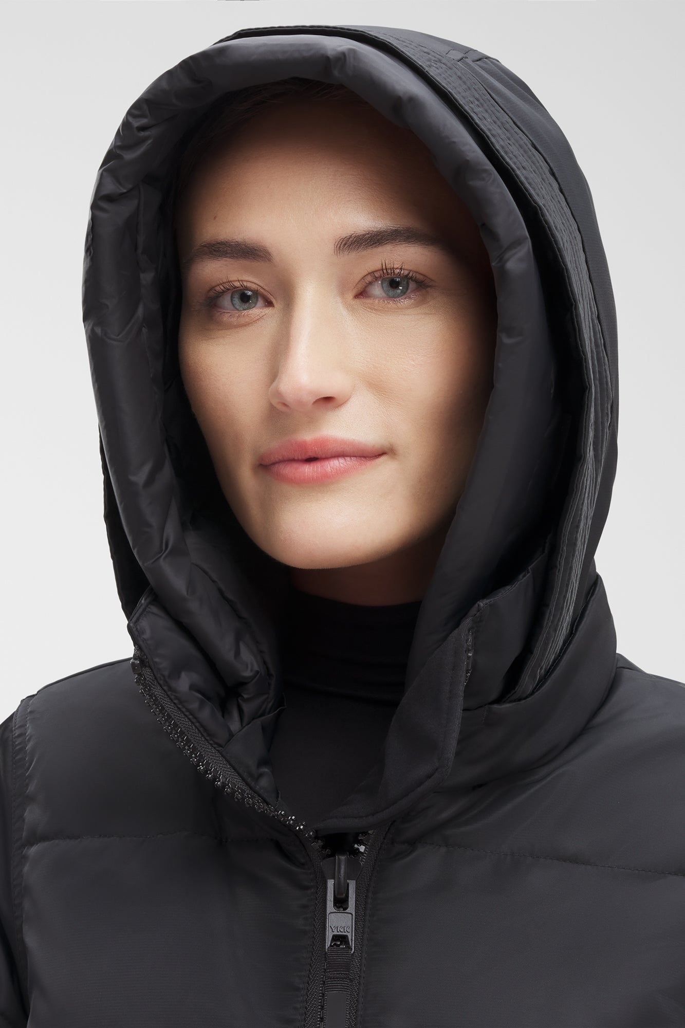 Mystique Parka Performance Satin (Women) - Black - Image 5