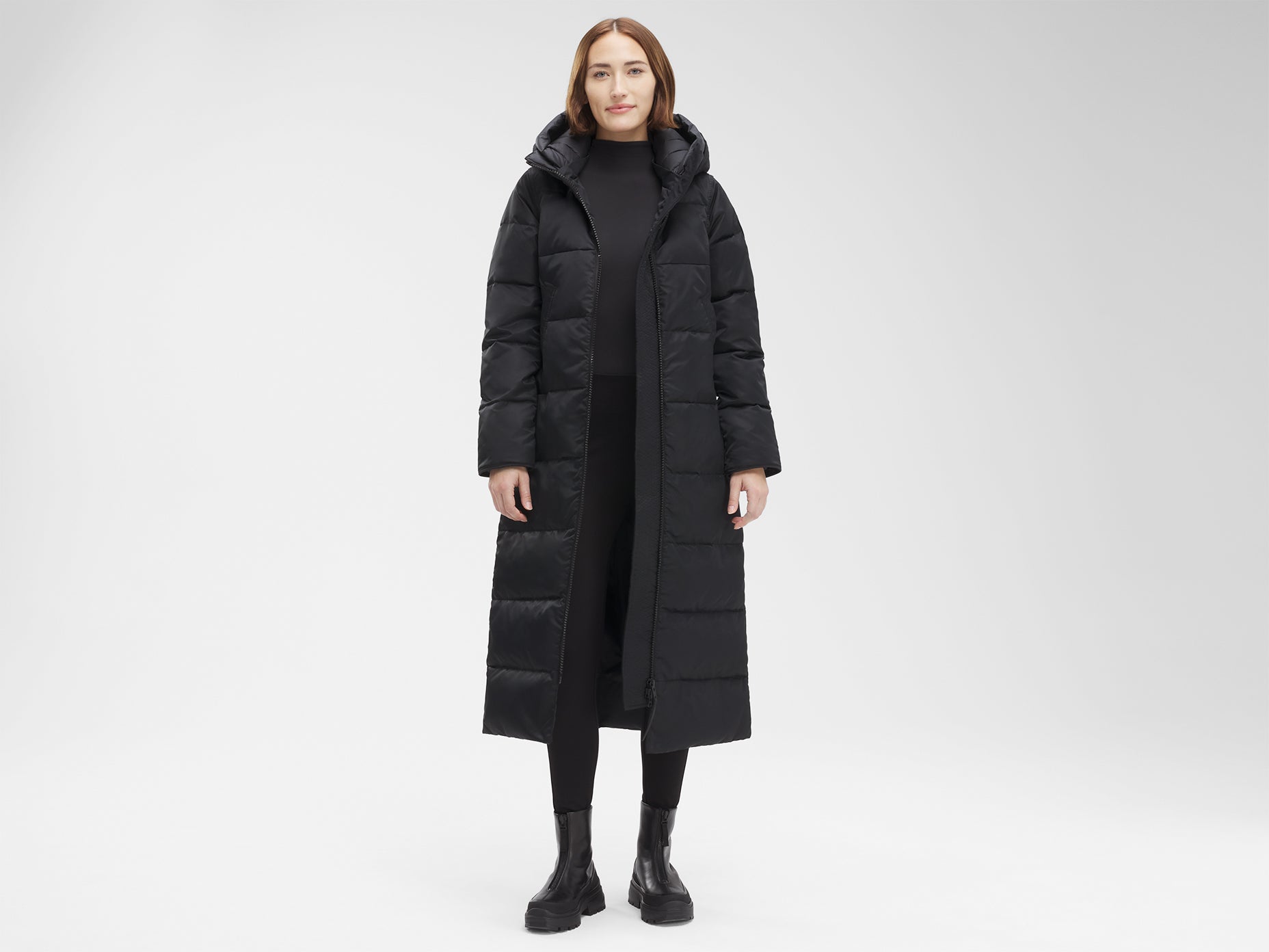 Mystique Parka Performance Satin (Women) - Black