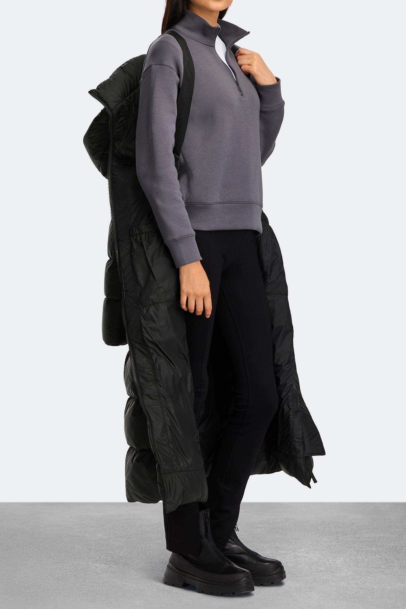 Mystique Puffer  Tonal Label - Black - Image 7