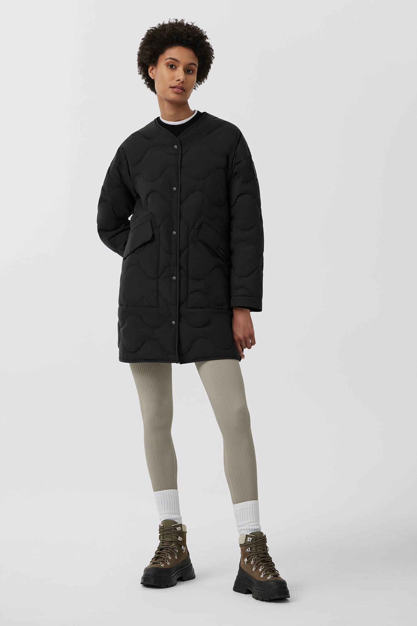 Elgin Reversible Liner Coat Black Label (Women) - Black
