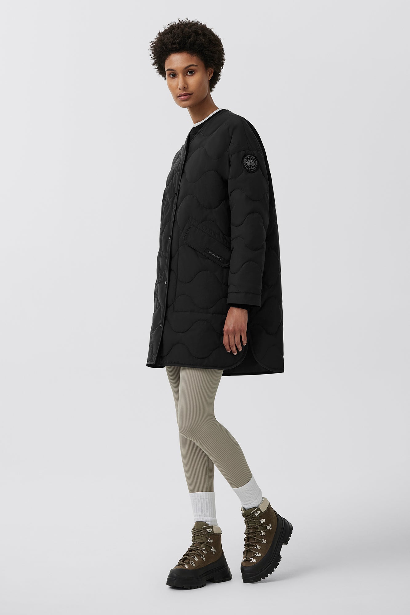Elgin Reversible Liner Coat Black Label (Women) - Black