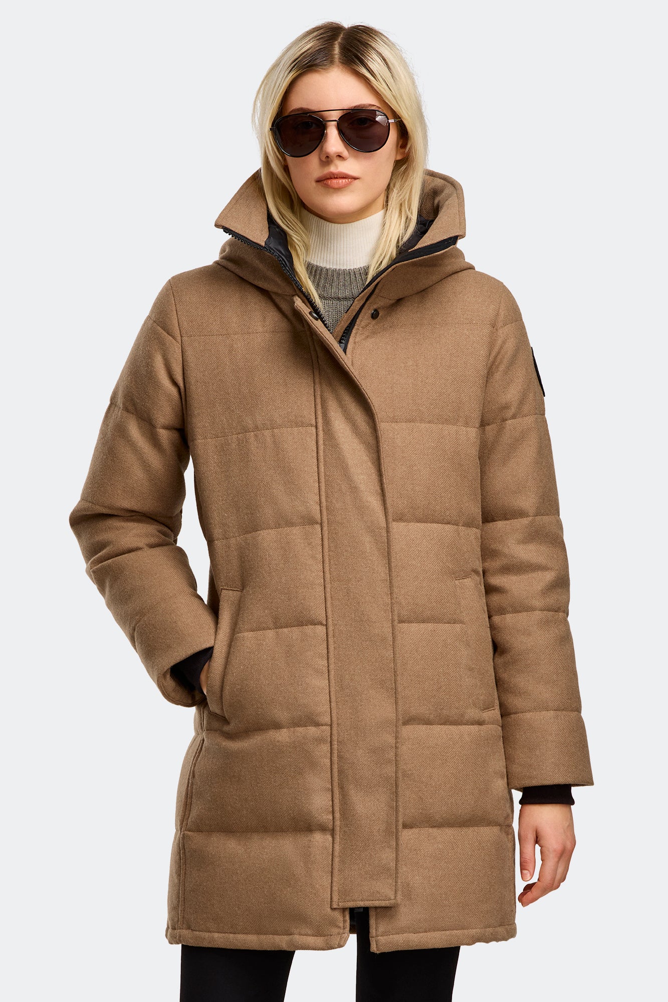 Shelburne Parka AlluraLuxe Wool (Women) - Camel Melange