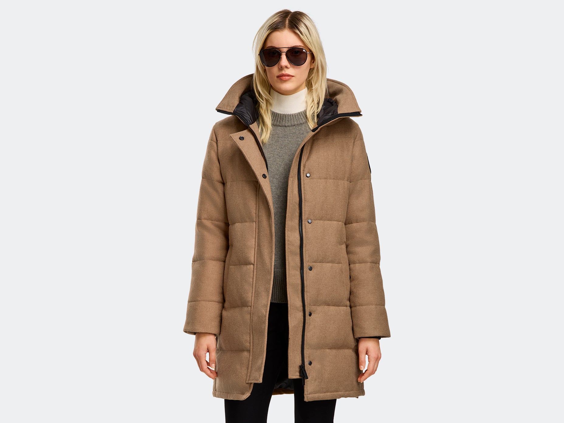 Shelburne Parka AlluraLuxe Wool (Women) - Camel Melange
