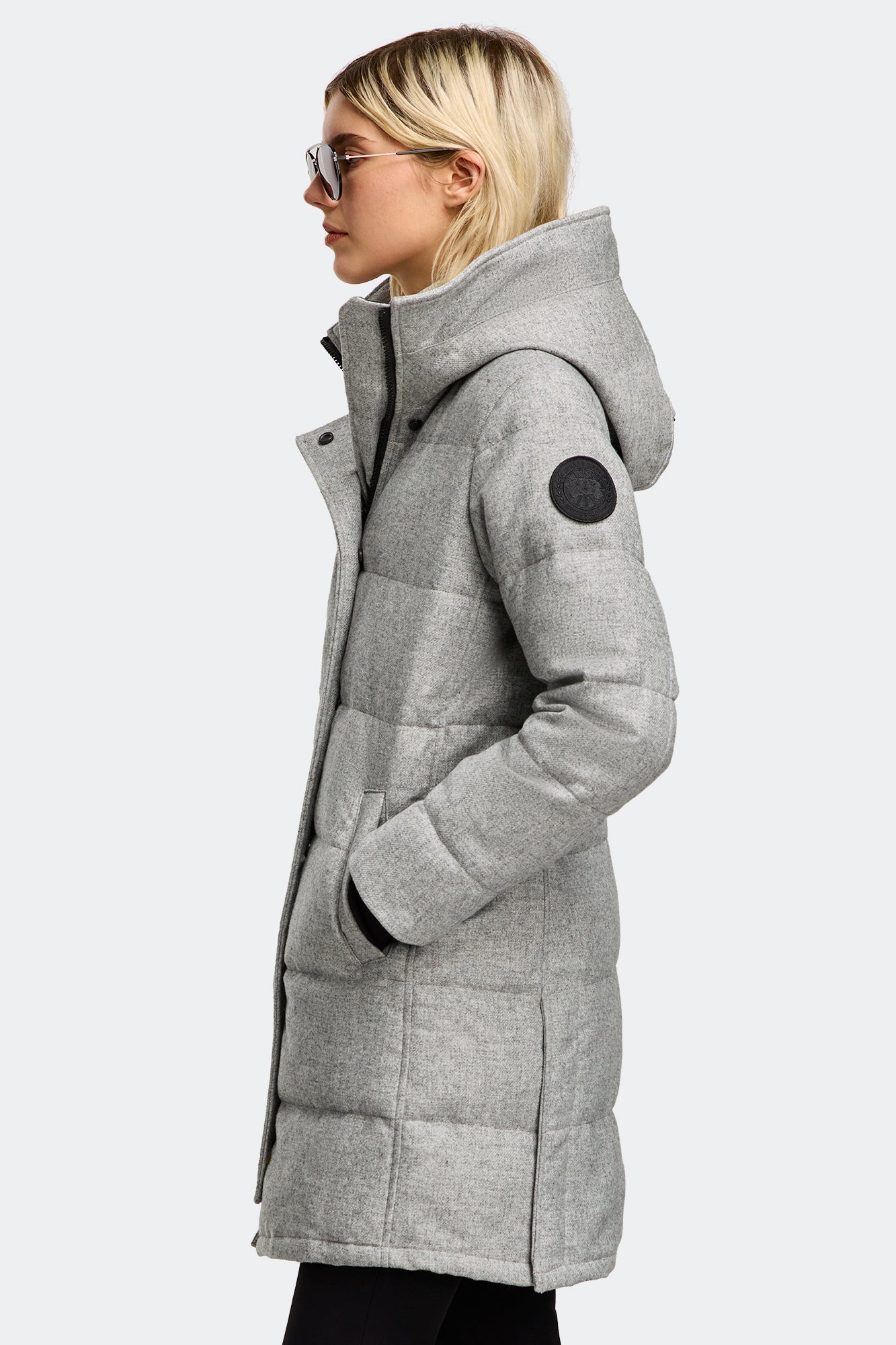 Shelburne Parka AlluraLuxe Wool (Women) - Baltic Grey Melange