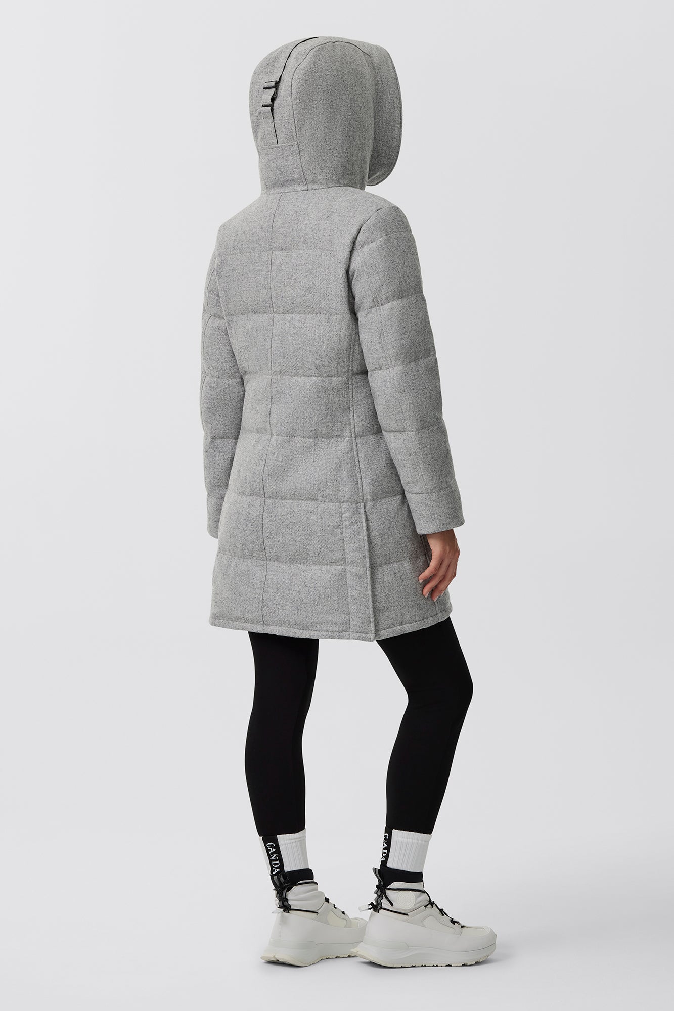 Shelburne Parka AlluraLuxe Wool (Women) - Baltic Grey Melange - Image 5