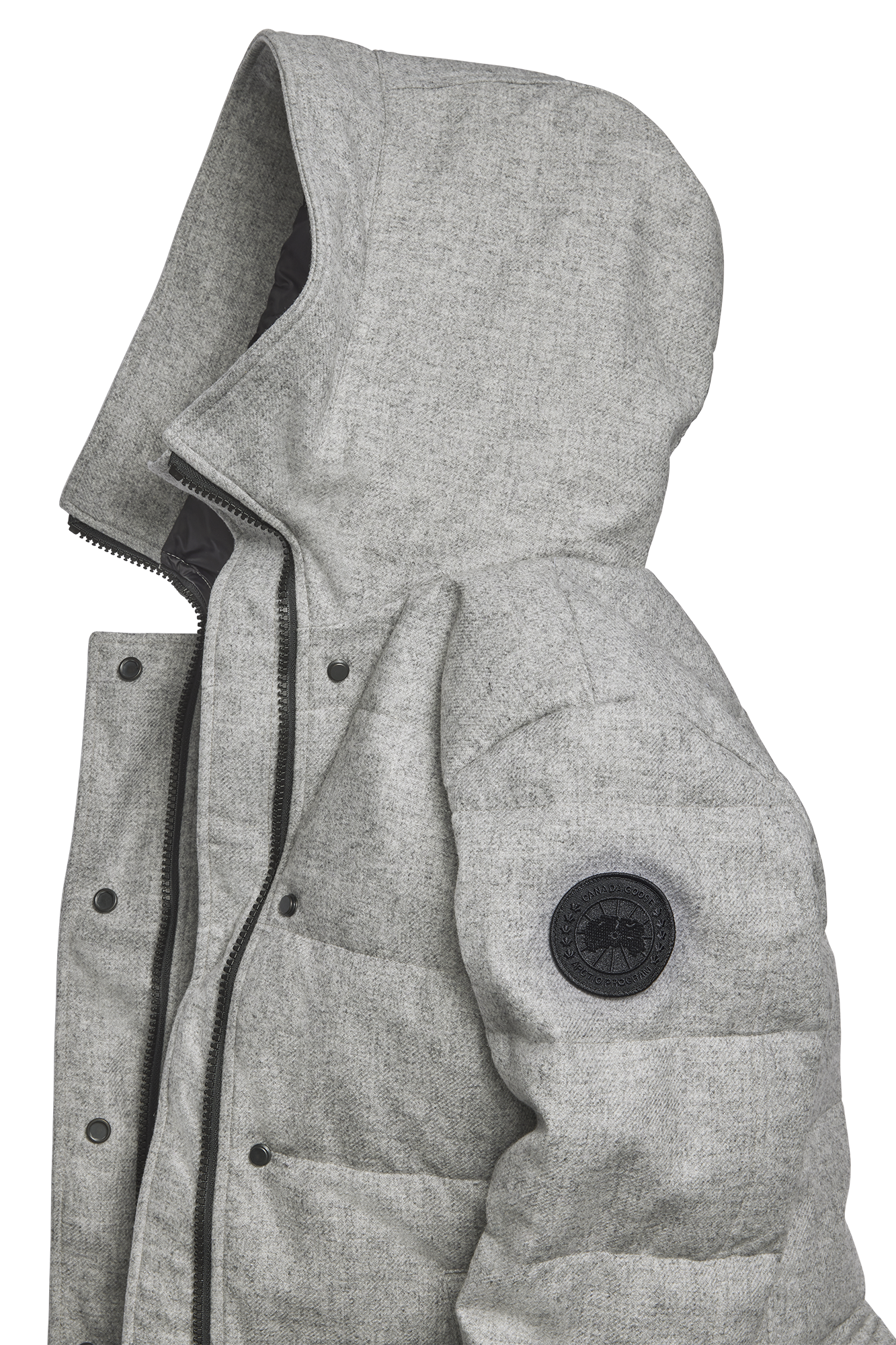 Shelburne Parka AlluraLuxe Wool (Women) - Baltic Grey Melange - Image 7