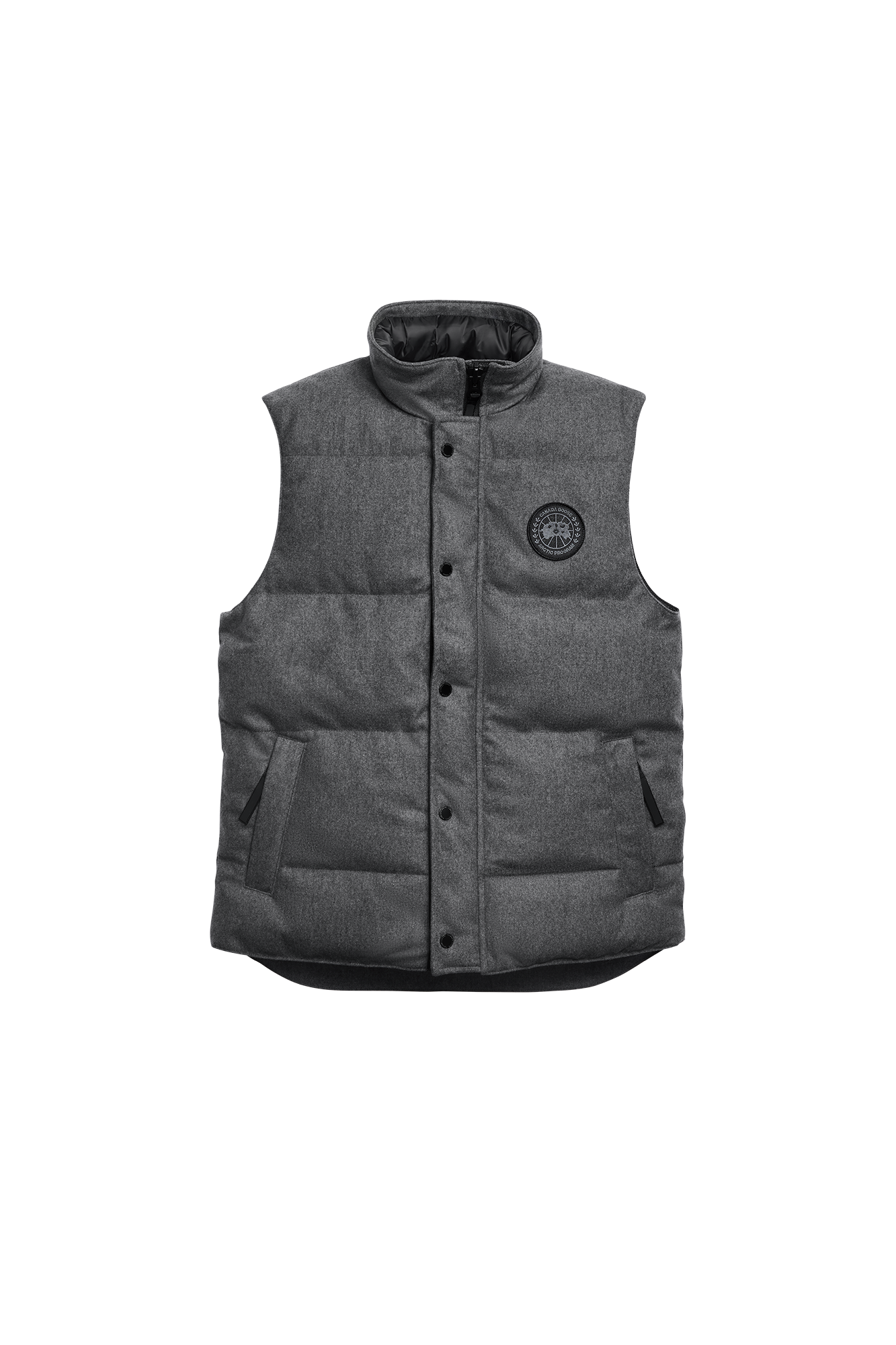 Garson Vest Wool (Men) - Slate Grey Melange