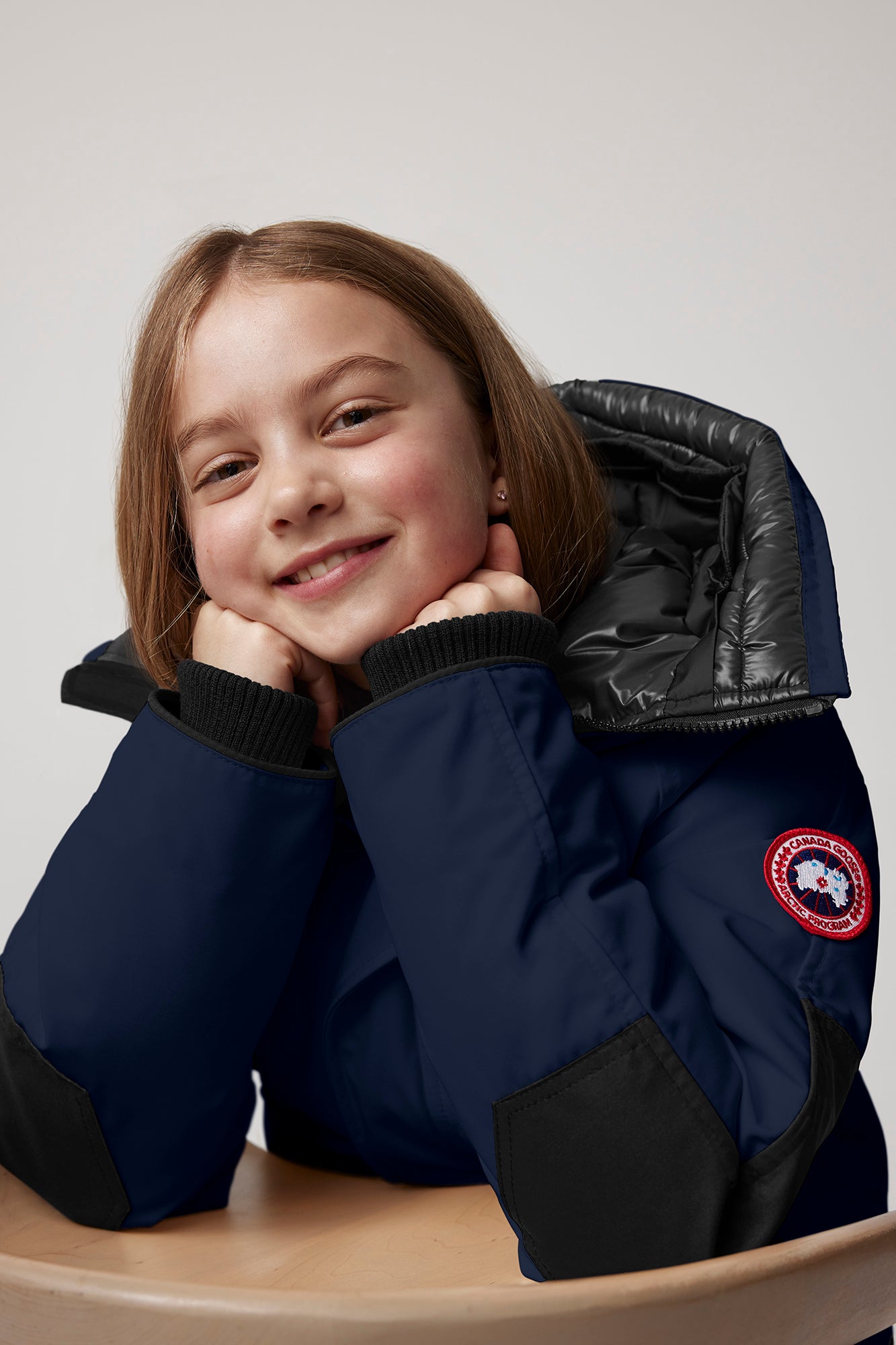 Youth Chilliwack Bomber (Kids) - Atlantic Navy - Image 3