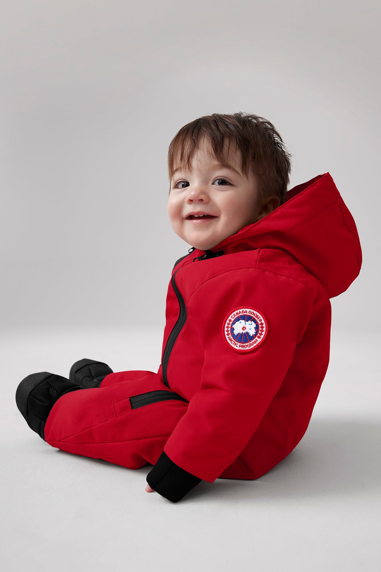 Baby Lamb Snowsuit (Kids) - Fortune Red