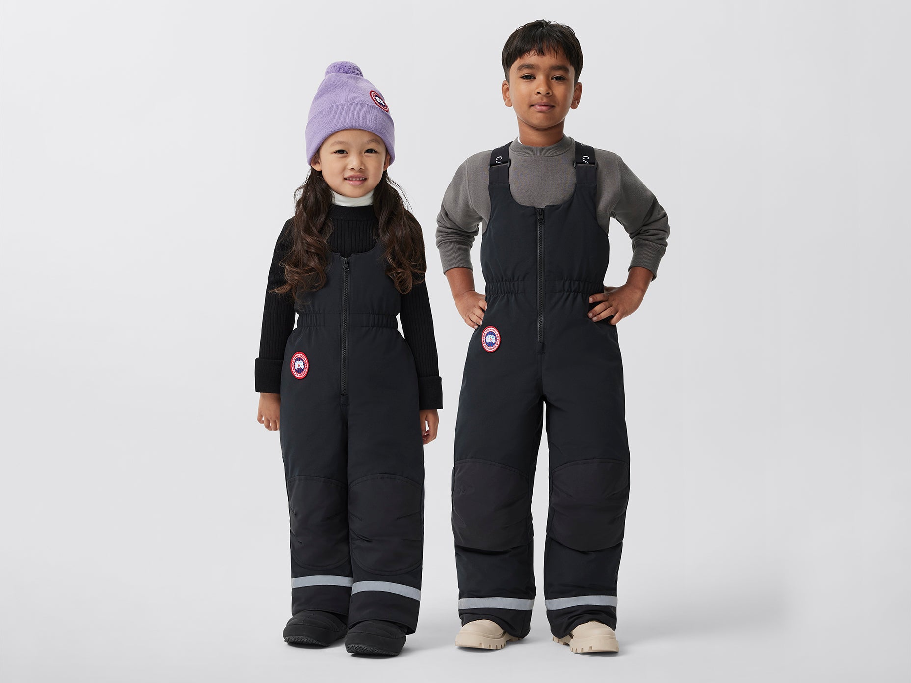 Kids Eaglet Bib Overall (Kids) - Black