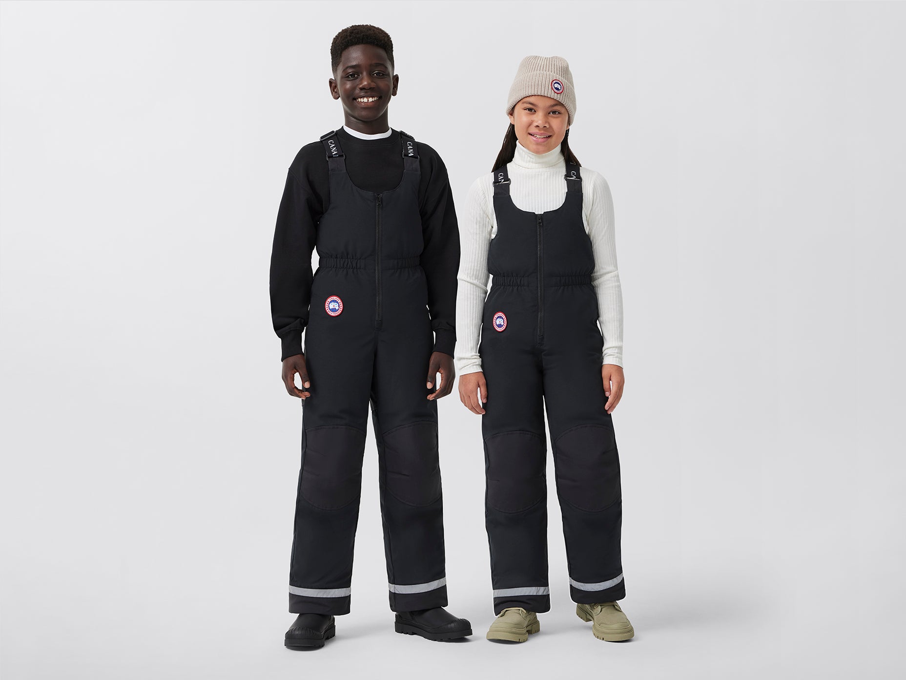 Youth Eaglet Bib Overall (Kids) - Black