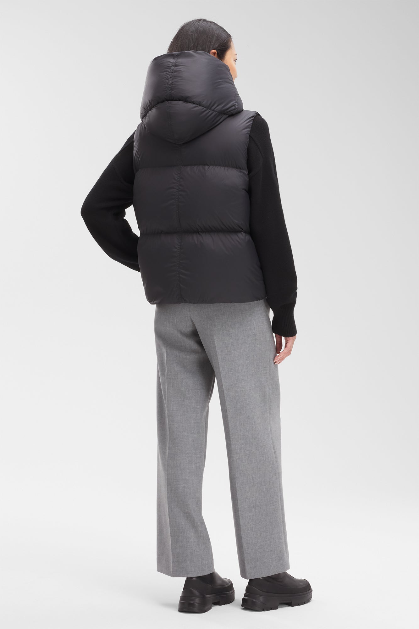 Rhoda Hooded Vest (Women) - Black