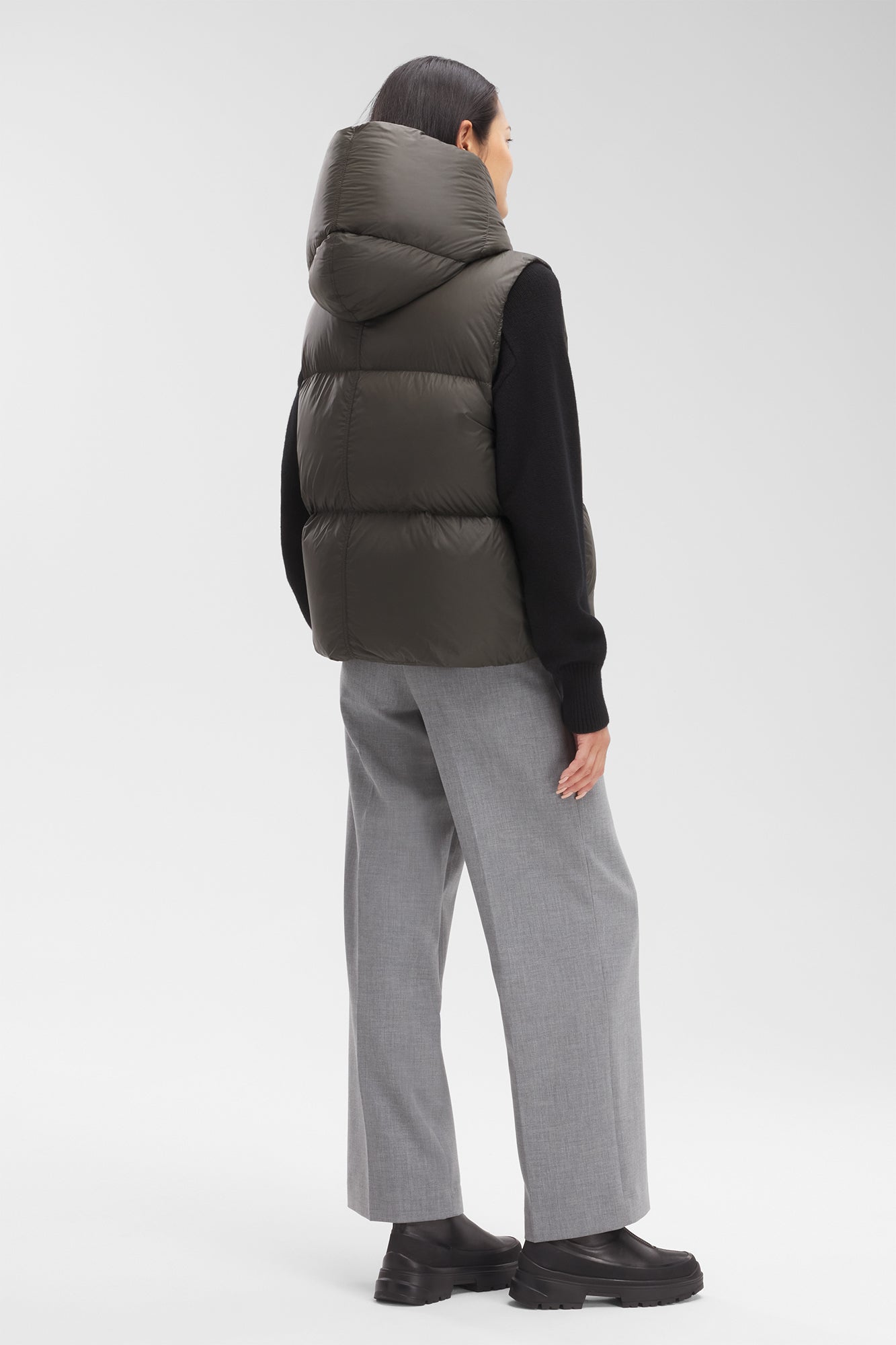 Rhoda Hooded Vest (Women) - Volcano