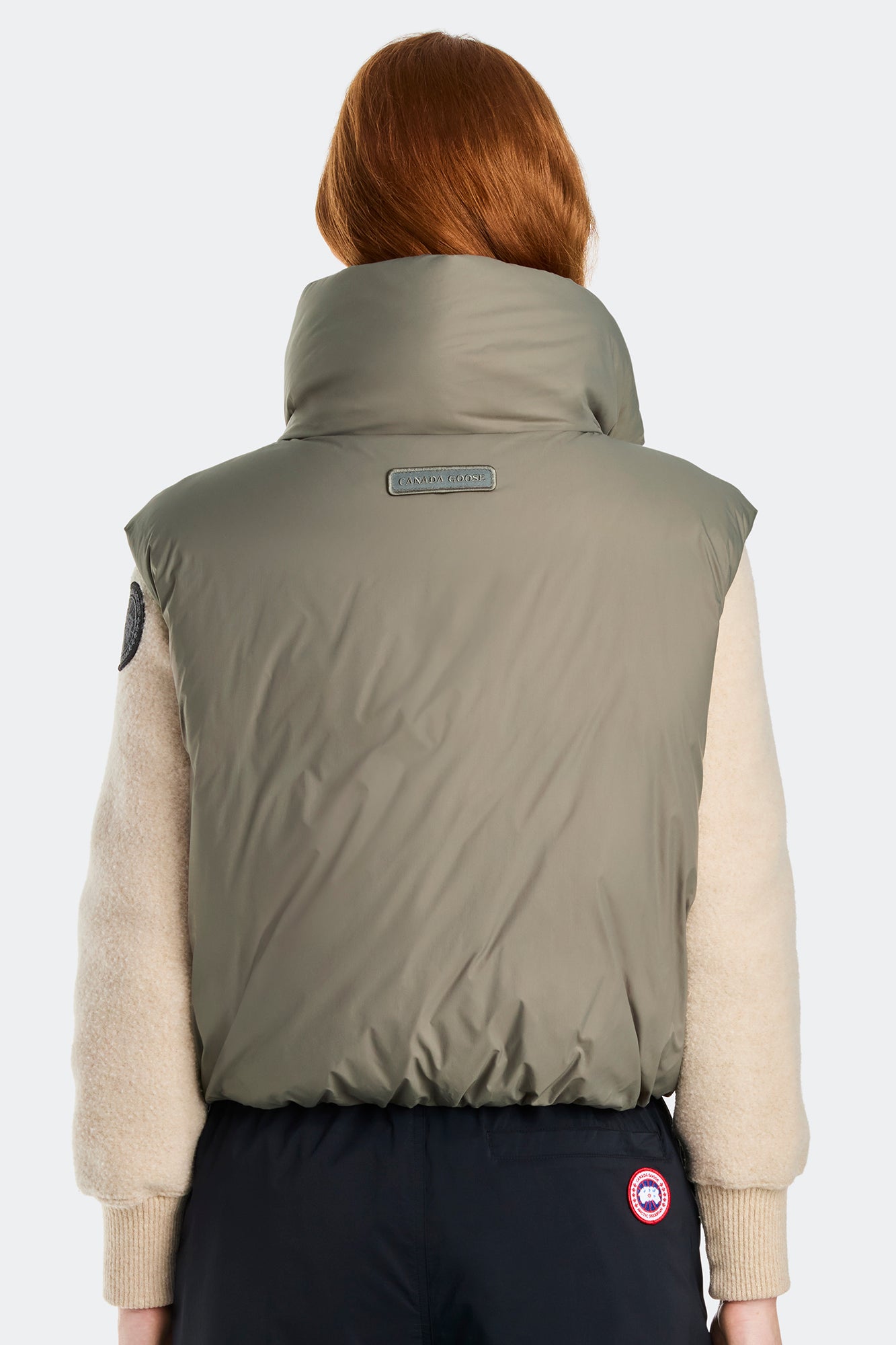 Spessa Cropped Vest (Women) - Smokey Sage