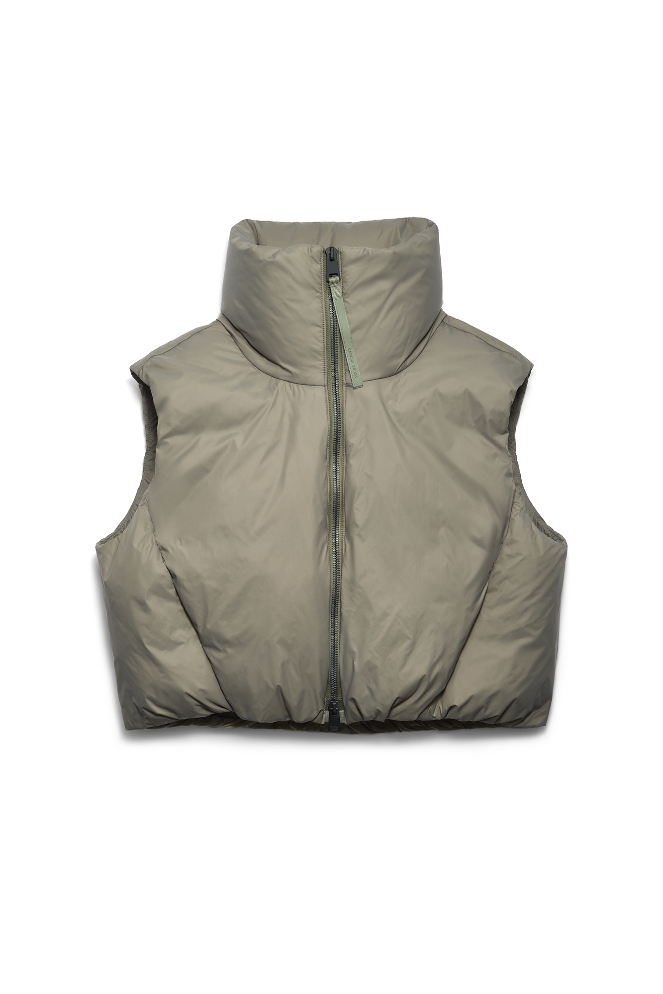 Spessa Cropped Vest (Women) - Smokey Sage