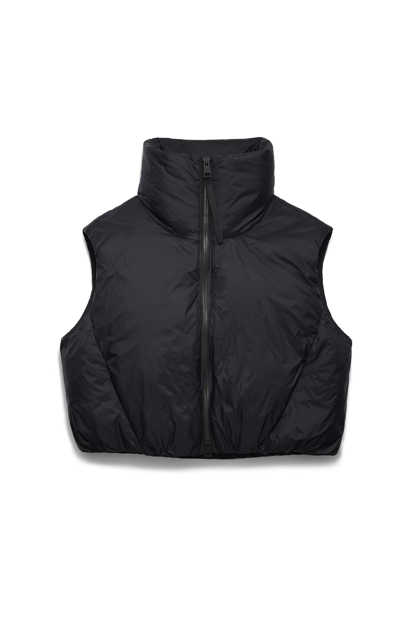 Spessa Cropped Vest (Women) - Black