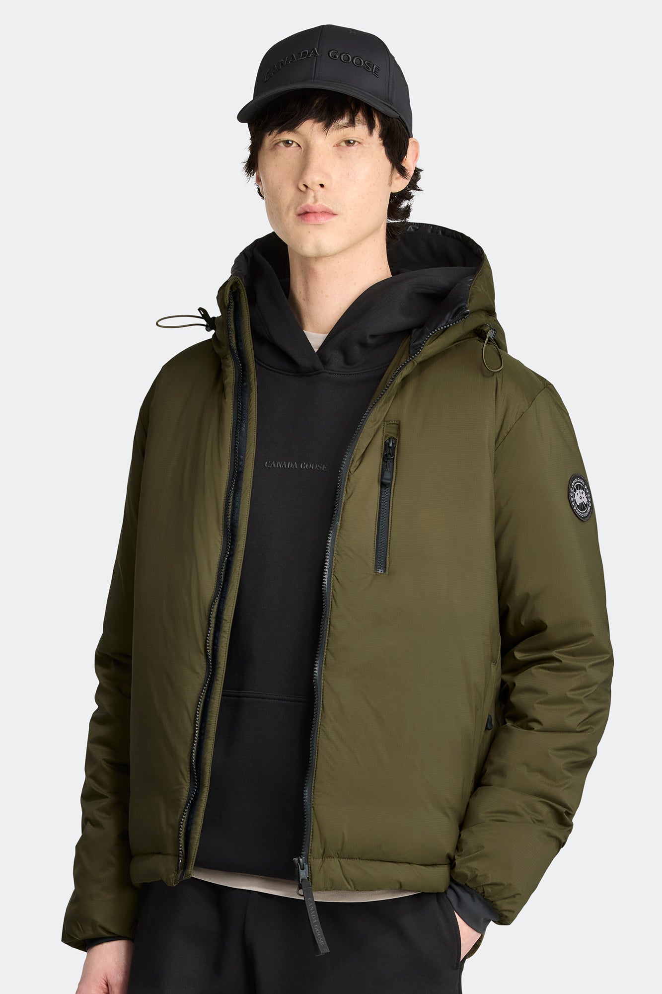 Lodge Hoodie Black Label - Military Green