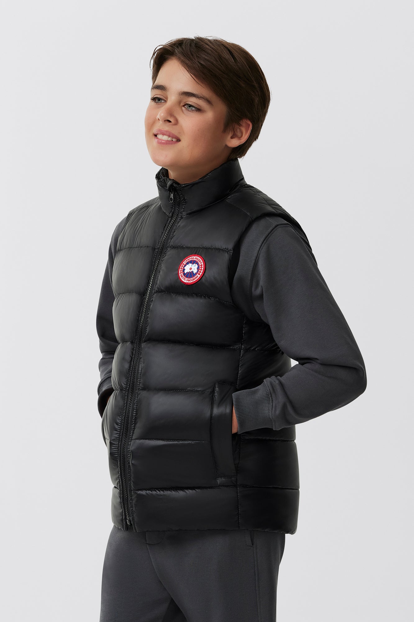 Youth Crofton Vest (Kids) - Black - Image 5
