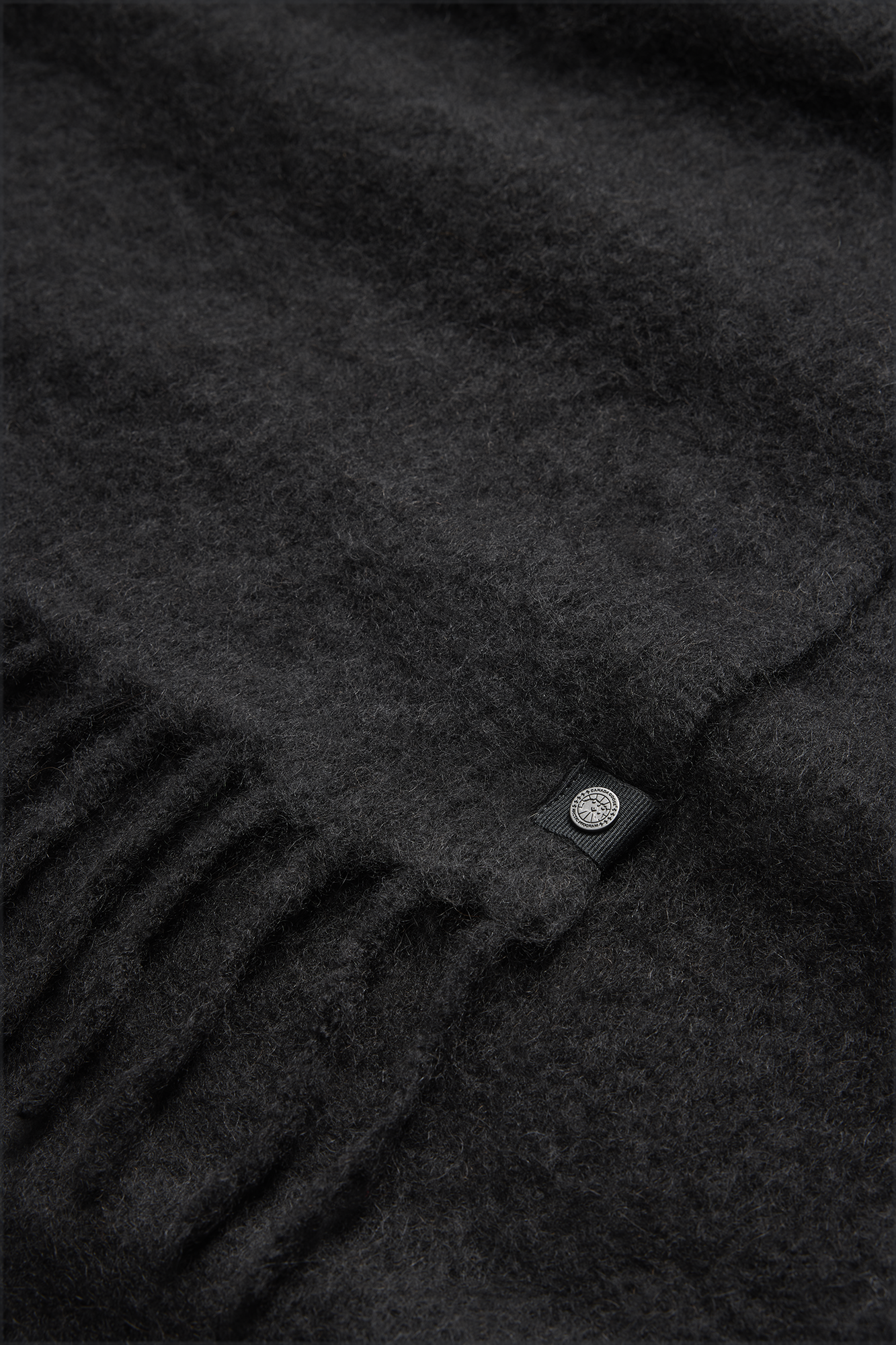 Alpaca Scarf (Women) - Black - Image 4