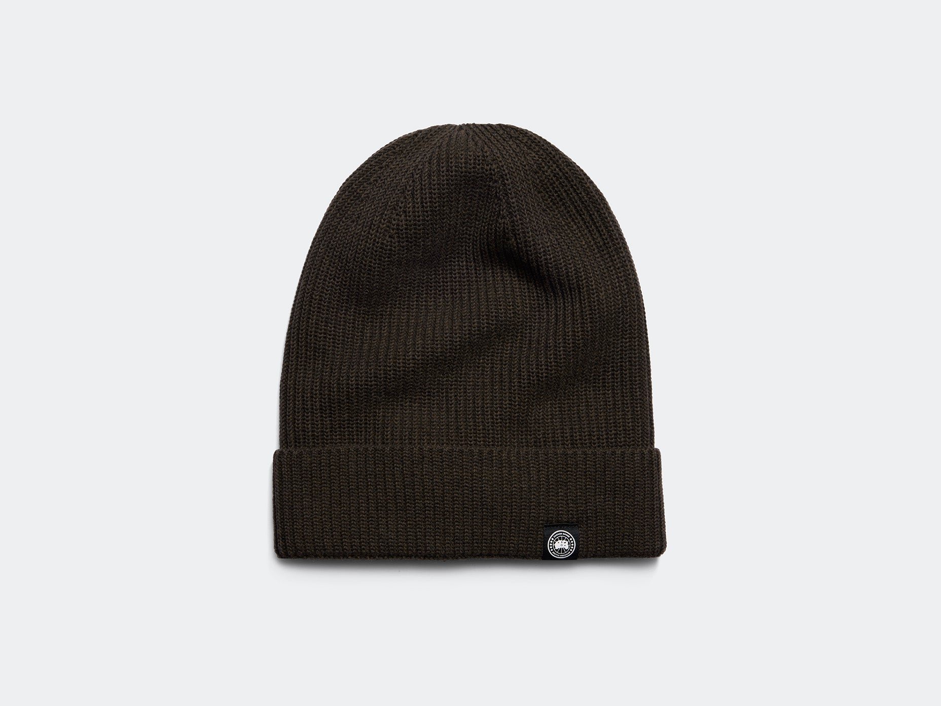 Cotton Rib Toque - Heather Espresso