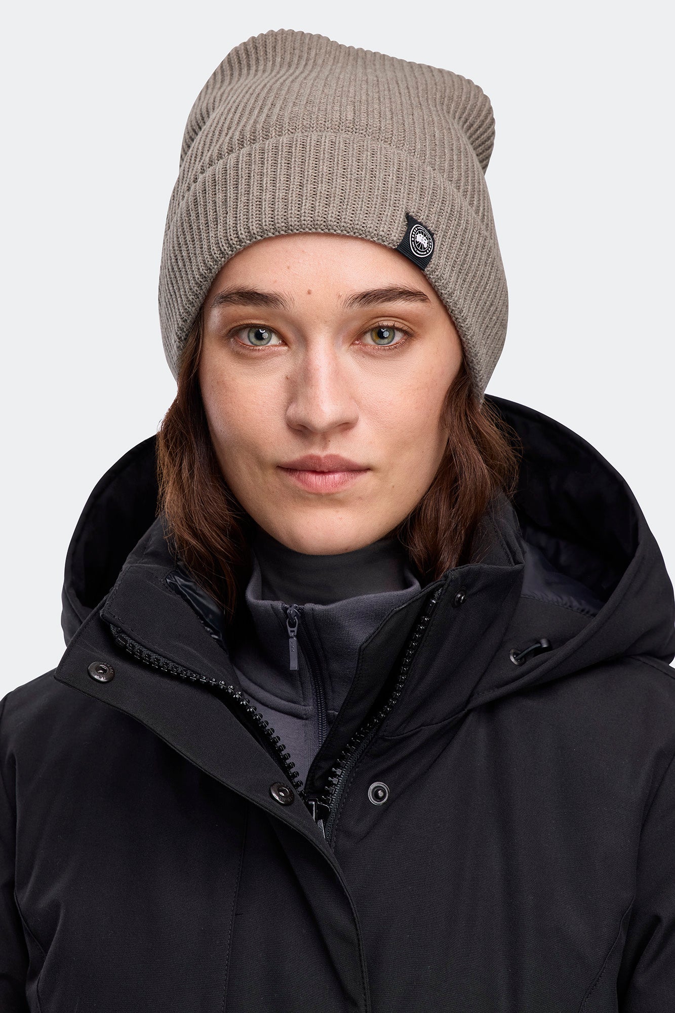 Cotton Rib Toque - Limestone Heather - Image 3