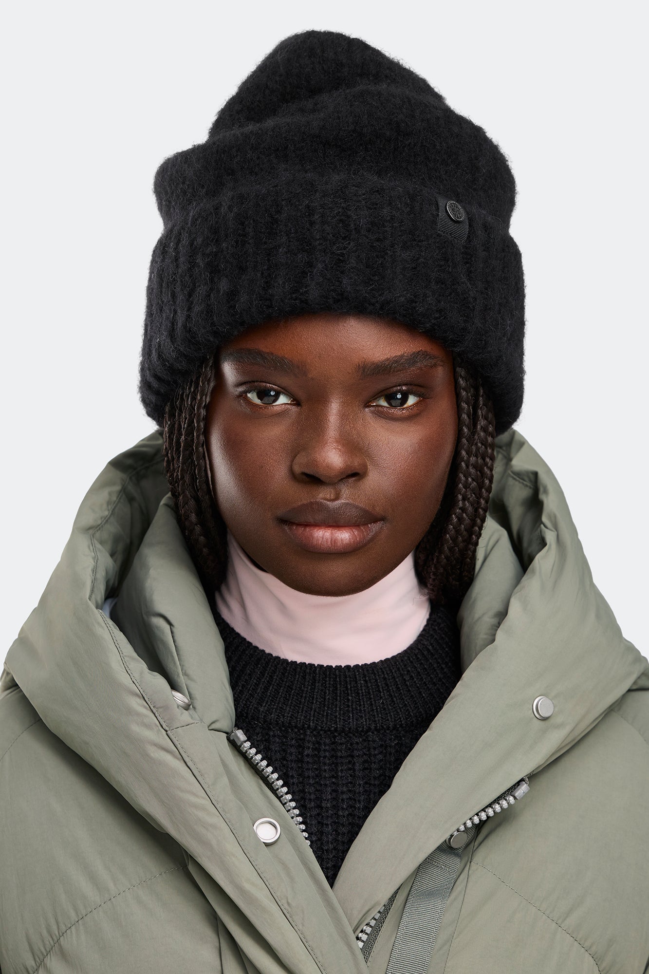 Alpaca Toque (Women) - Black - Image 2