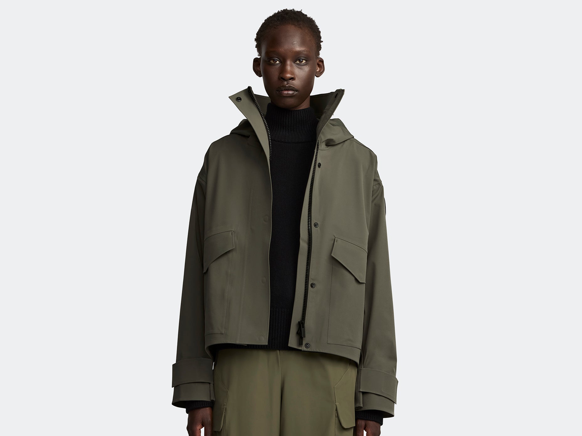 Tofino Rain Jacket Black Label (Women) - Smokey Sage