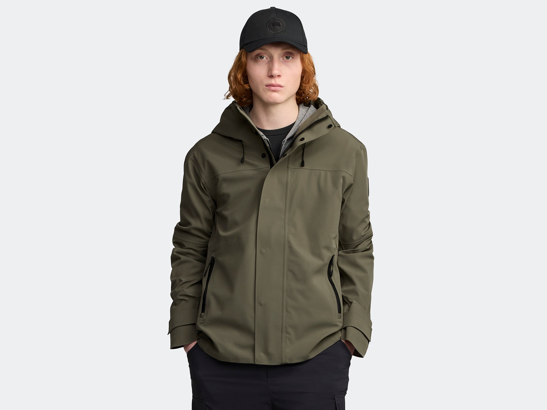 Rupert Rain Jacket Black Label - Smokey Sage
