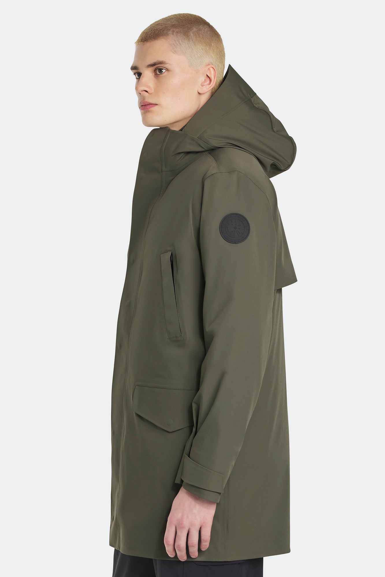 Barclay Rain Jacket Black Label (Men) - Smokey Sage