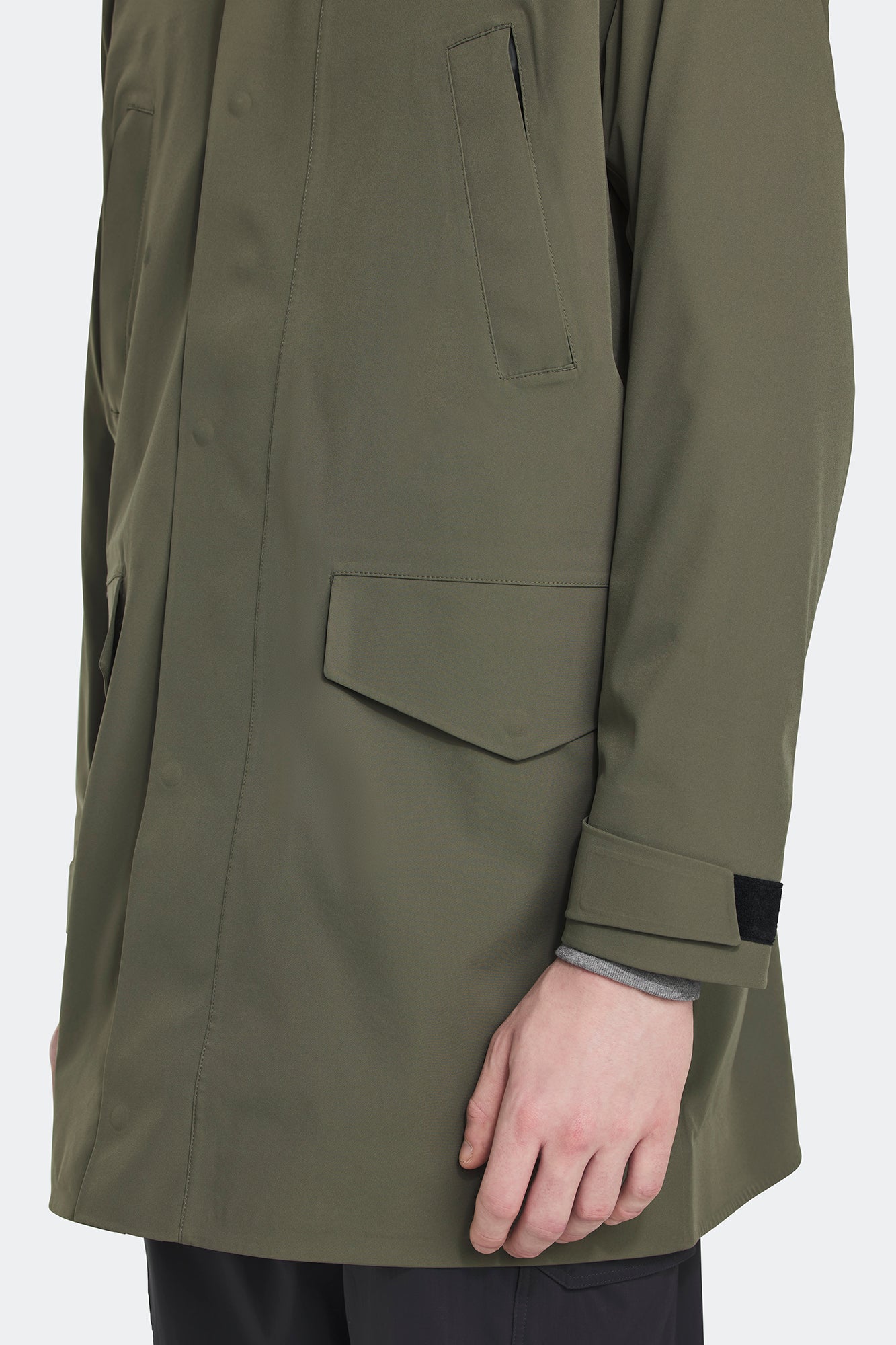 Barclay Rain Jacket Black Label (Men) - Smokey Sage