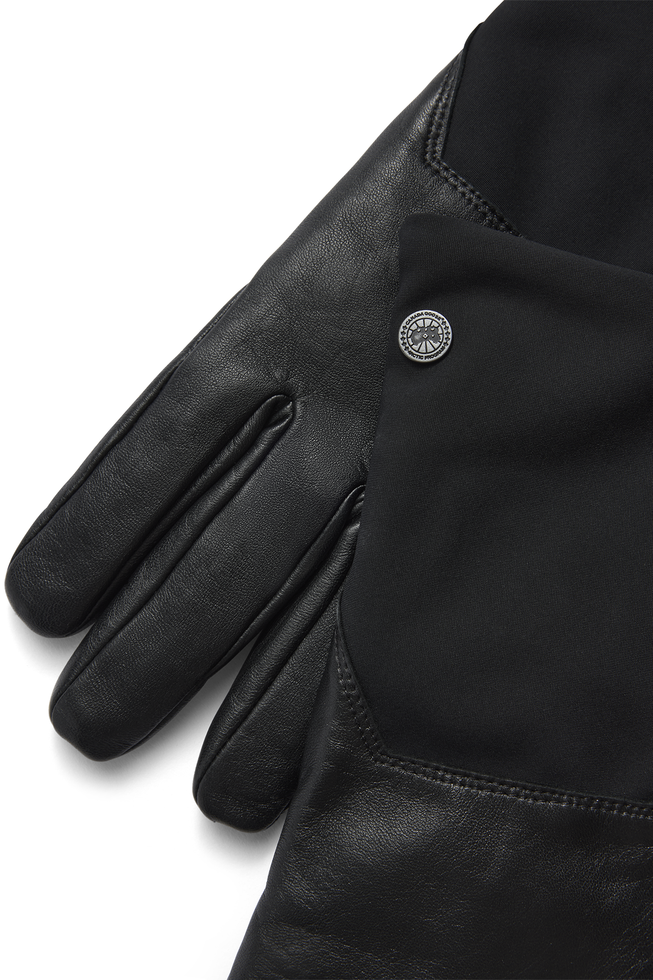 Mixed Media Glove (Women) - Black - Image 4