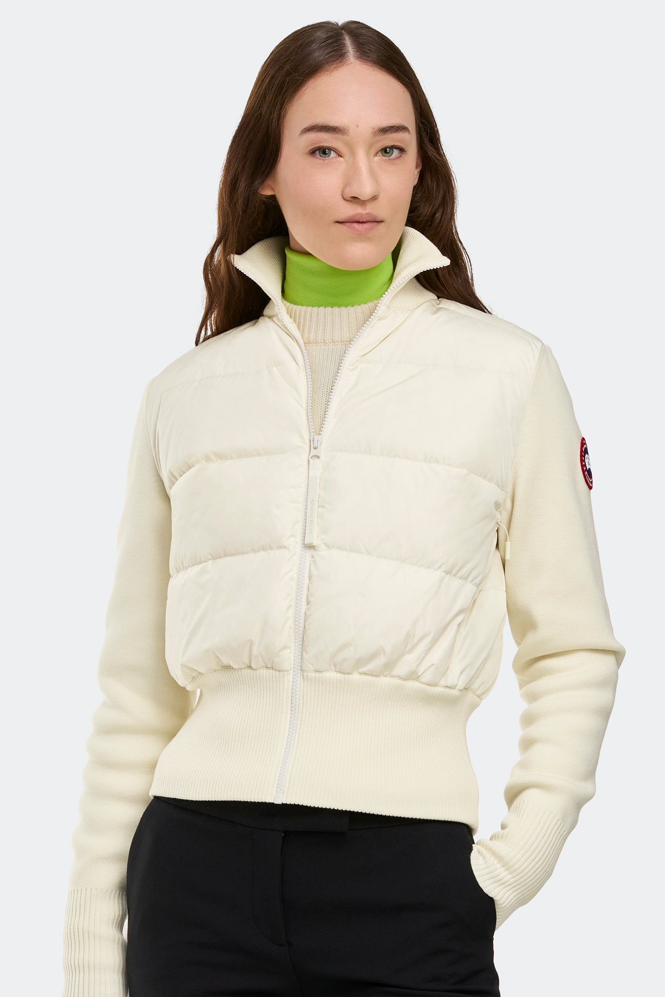 HyBridge® Wide Quilt Knit Jacket (Women) - Cottongrass