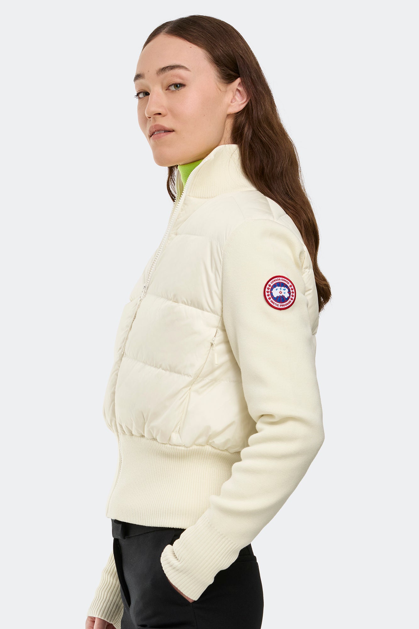 HyBridge® Wide Quilt Knit Jacket (Women) - Cottongrass