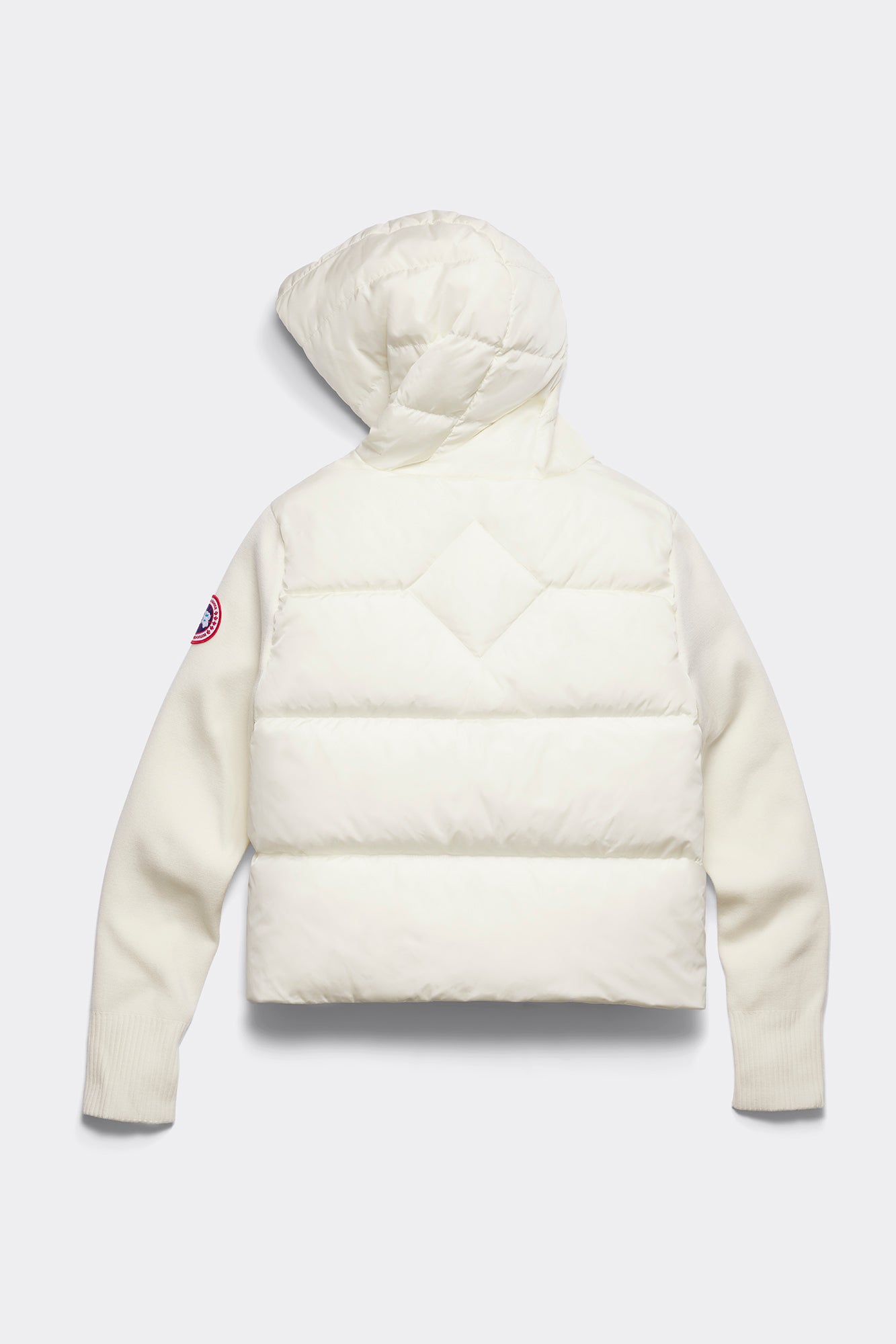 HyBridge® Wide Quilt Knit Hoody (Women) - Cottongrass - Image 8