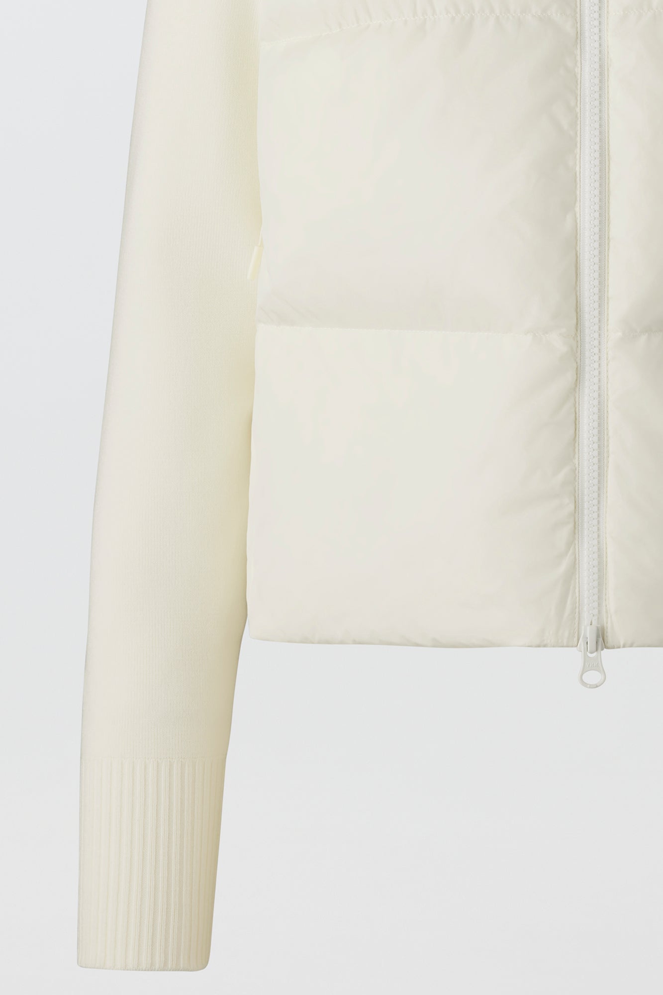 HyBridge® Wide Quilt Knit Hoody (Women) - Cottongrass - Image 10