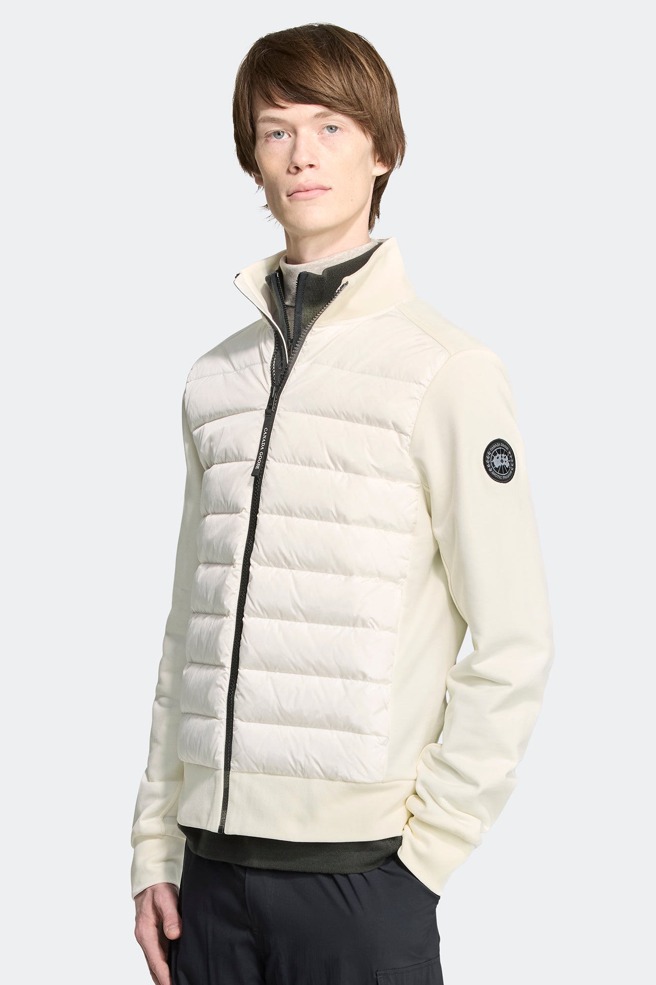 HyBridge® Huron Full-Zip Jacket Black Label (Men) - North Star White