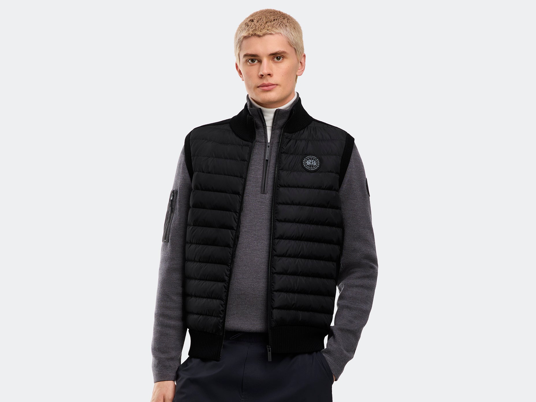 HyBridge® Knit Vest Black Label (Men) - Black