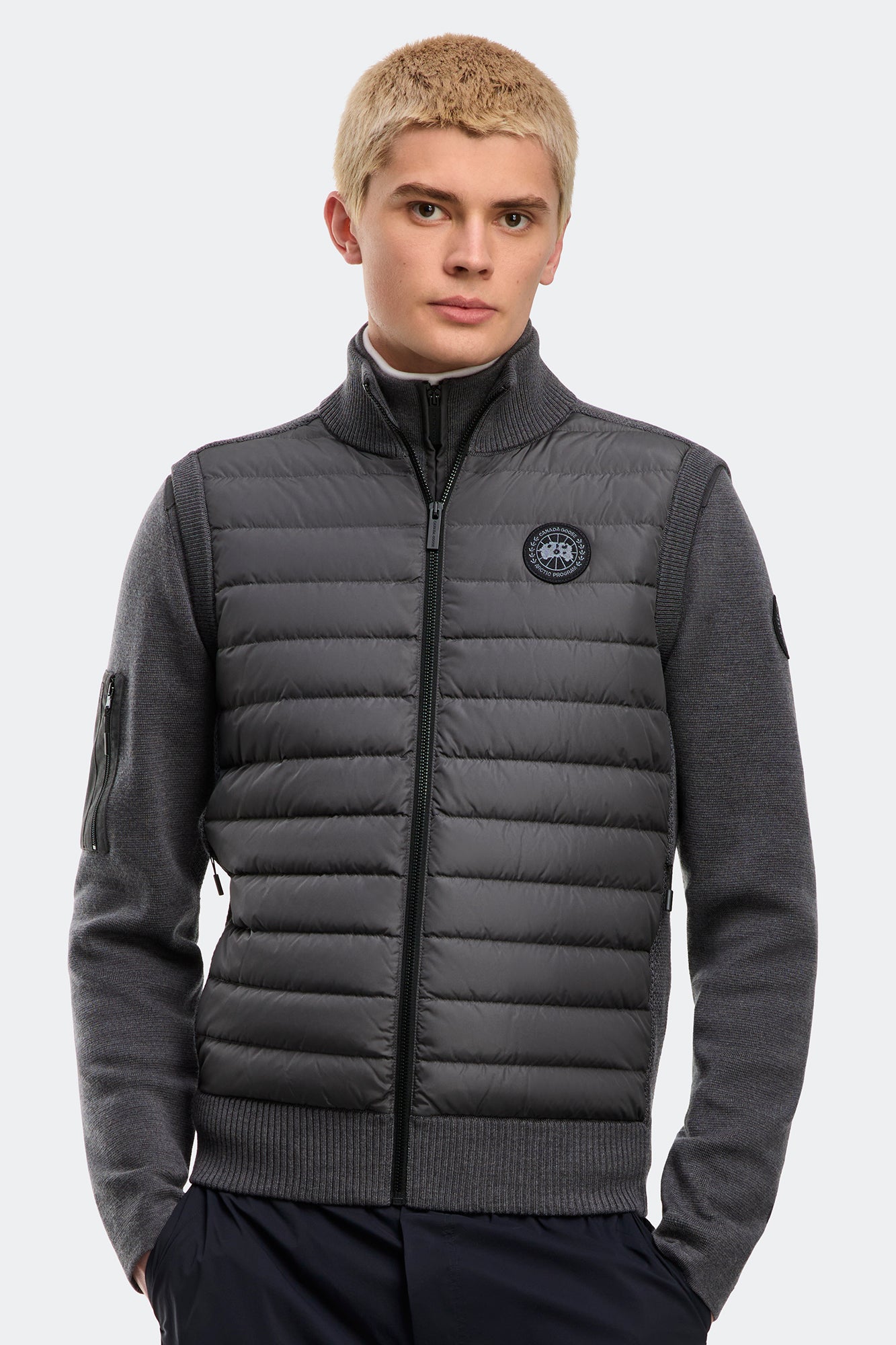 HyBridge® Knit Vest Black Label (Men) - Iron Grey