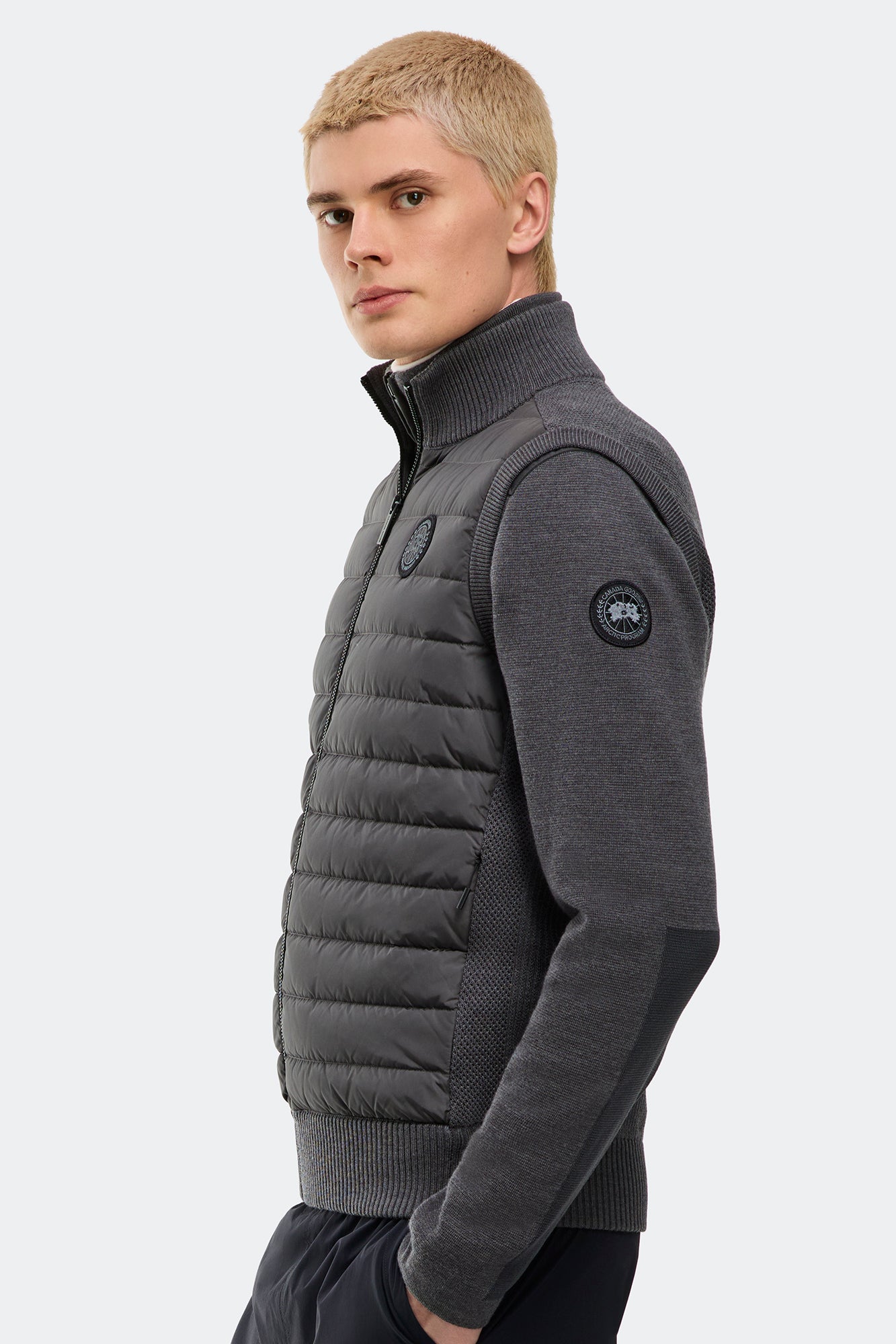 HyBridge® Knit Vest Black Label (Men) - Iron Grey