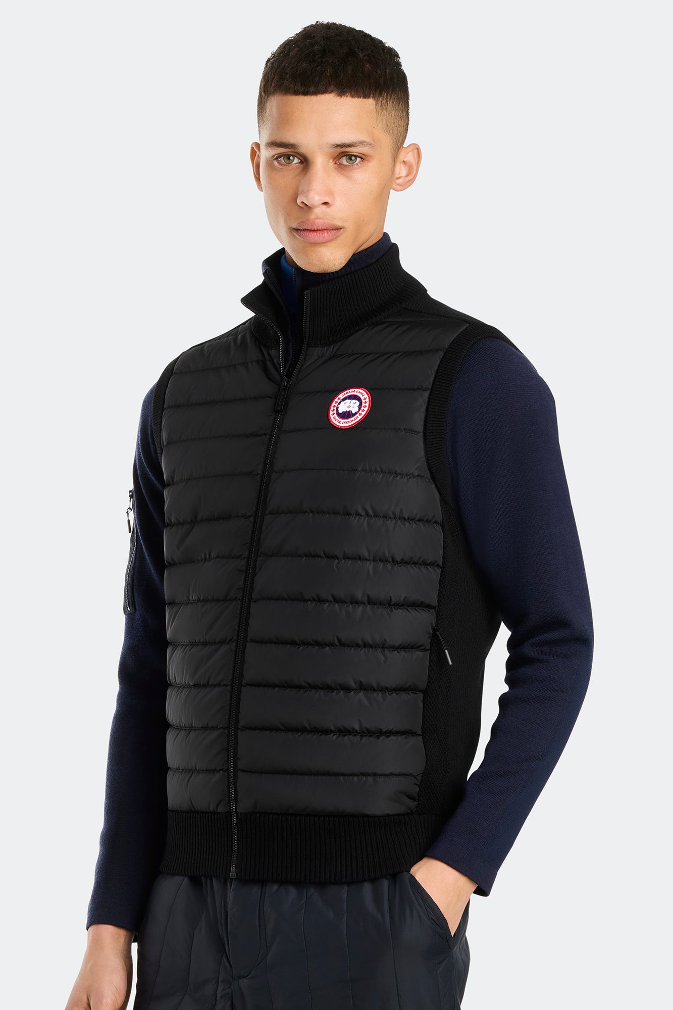 HyBridge® Knit Vest (Men) - Black