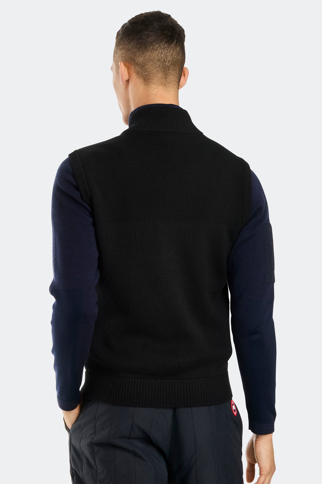 HyBridge® Knit Vest (Men) - Black