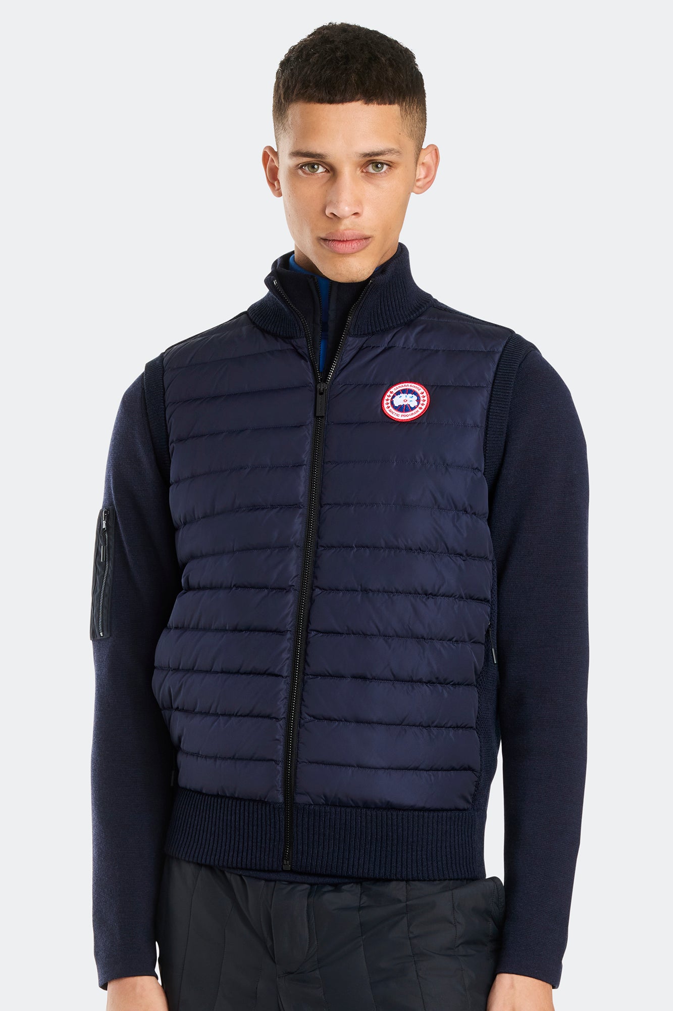 HyBridge® Knit Vest (Men) - Navy
